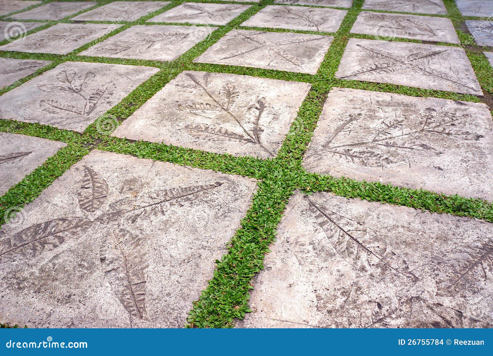 Garden Stone Path Stock Photo Image Of Landscape Floor 26755784