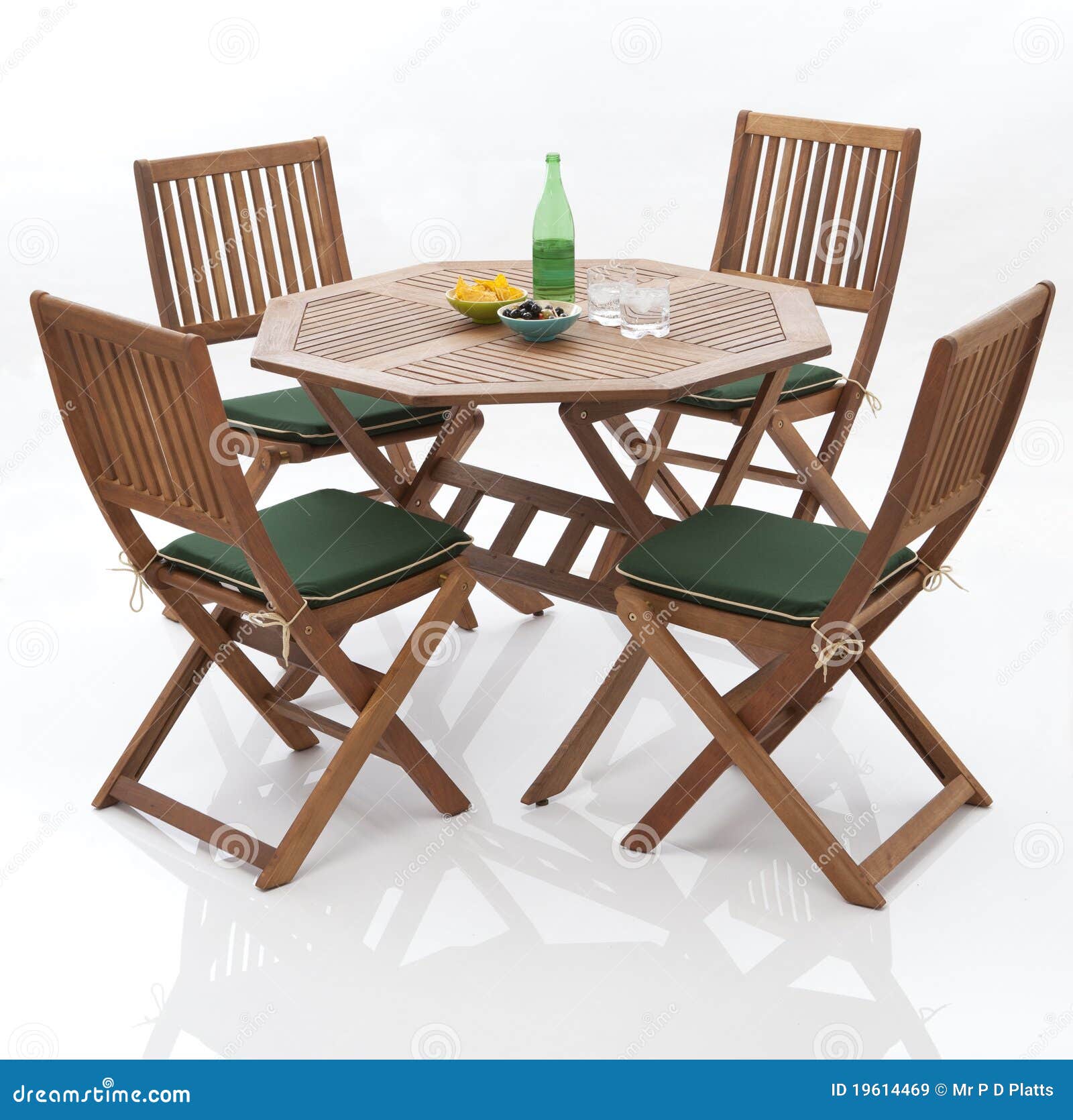 Garden table and chairs stock image. Image of chair, silence 19614469