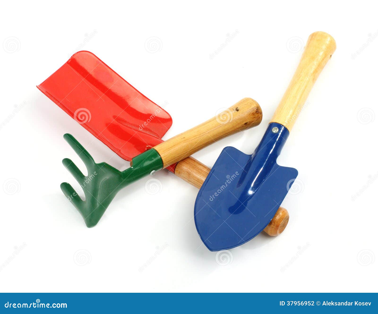 Garden tools stock photo. Image of landscaping, wooden 37956952