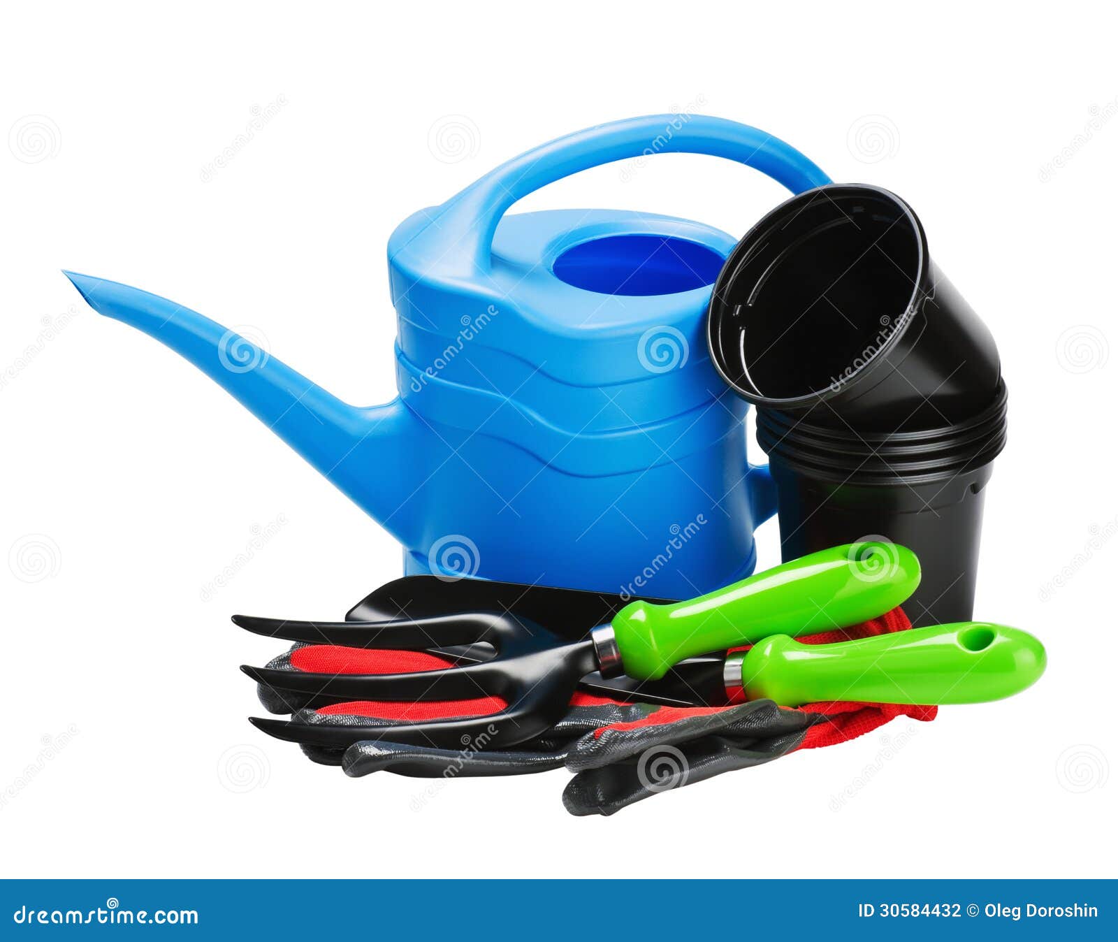 Garden Tools and Accessories Isolated Stock Photo - Image of ...