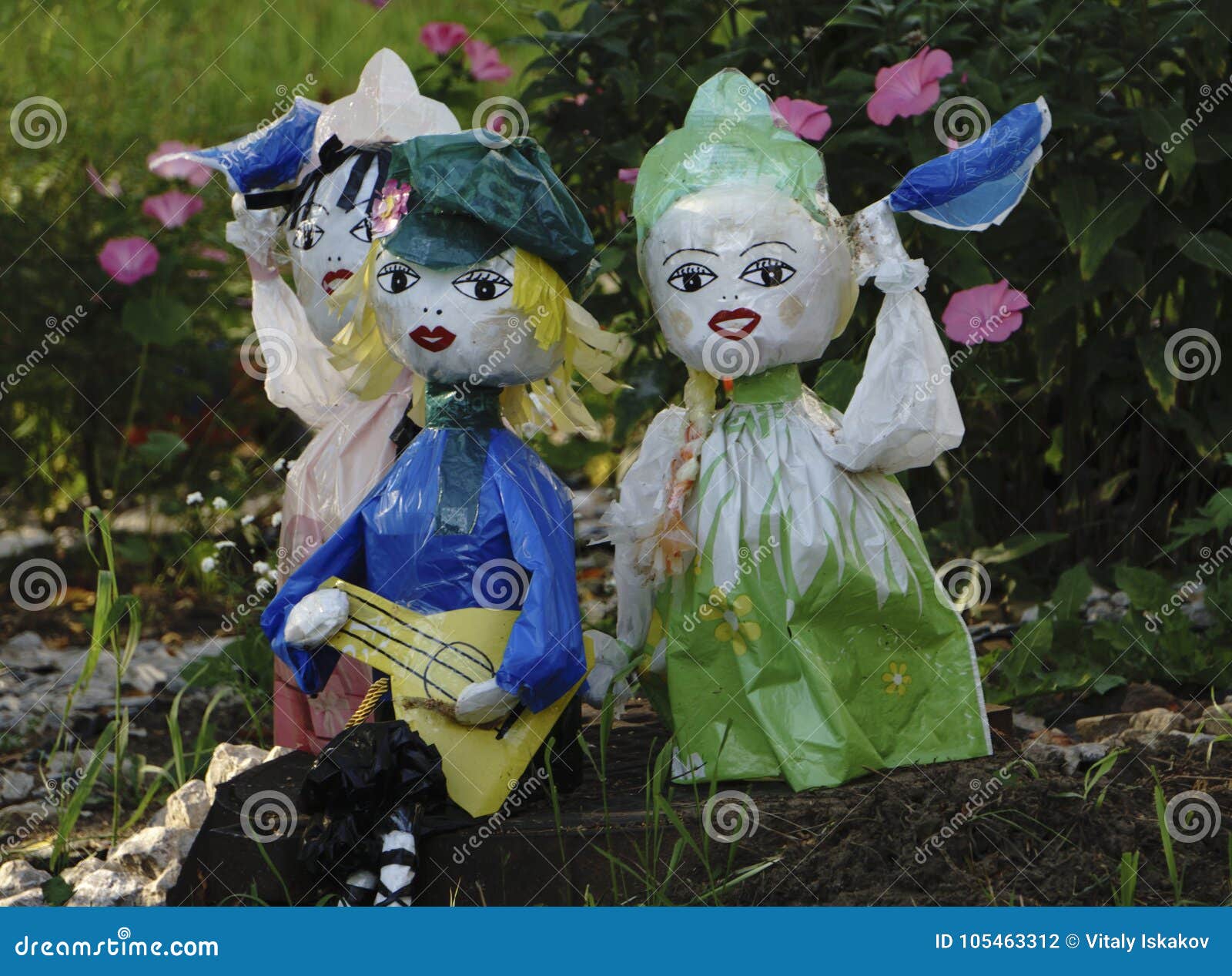 Garden toys in the garden stock photo. Image of concepts 105463312