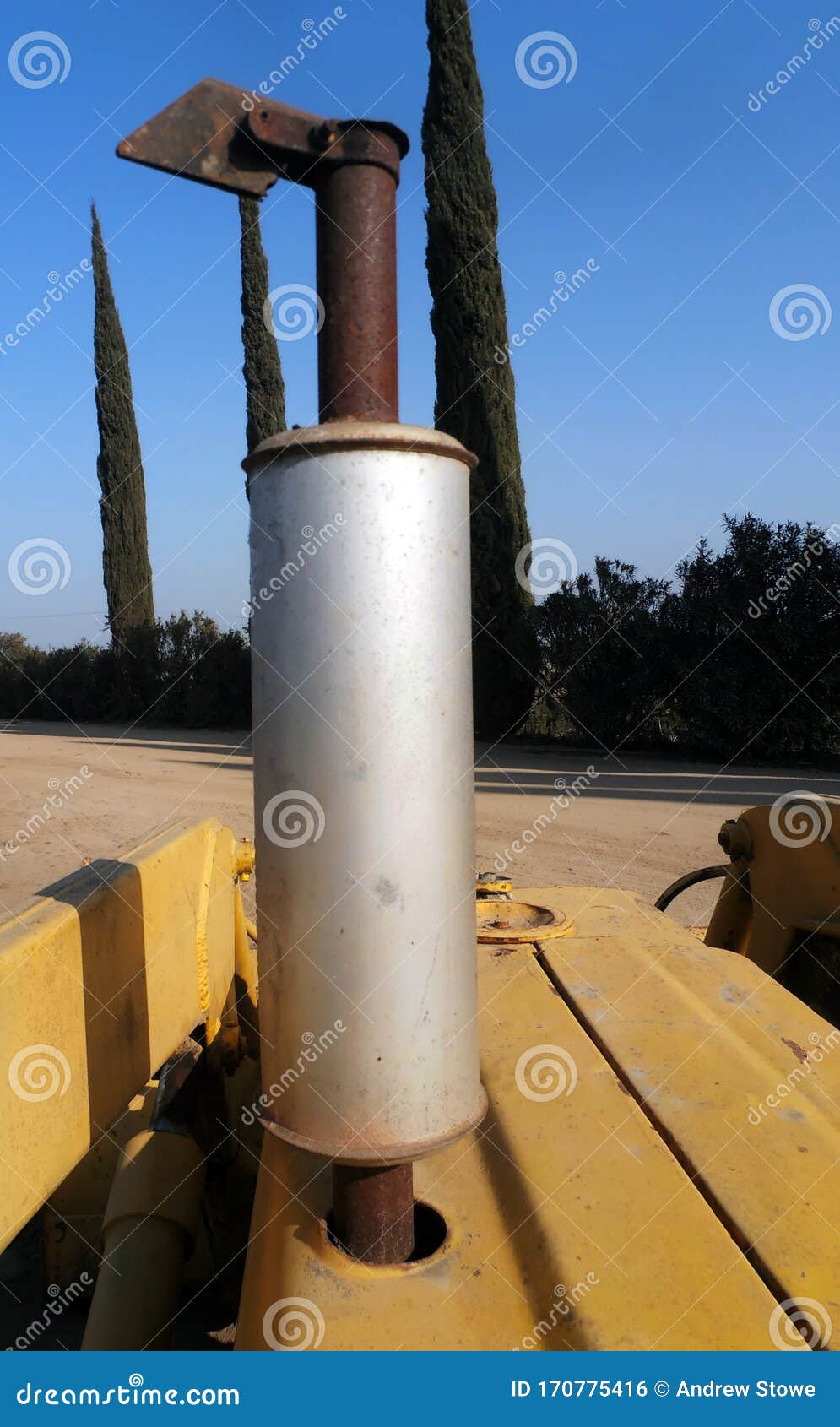Garden Tractor Exhaust Stack Stock Photo Image of closeup, transport