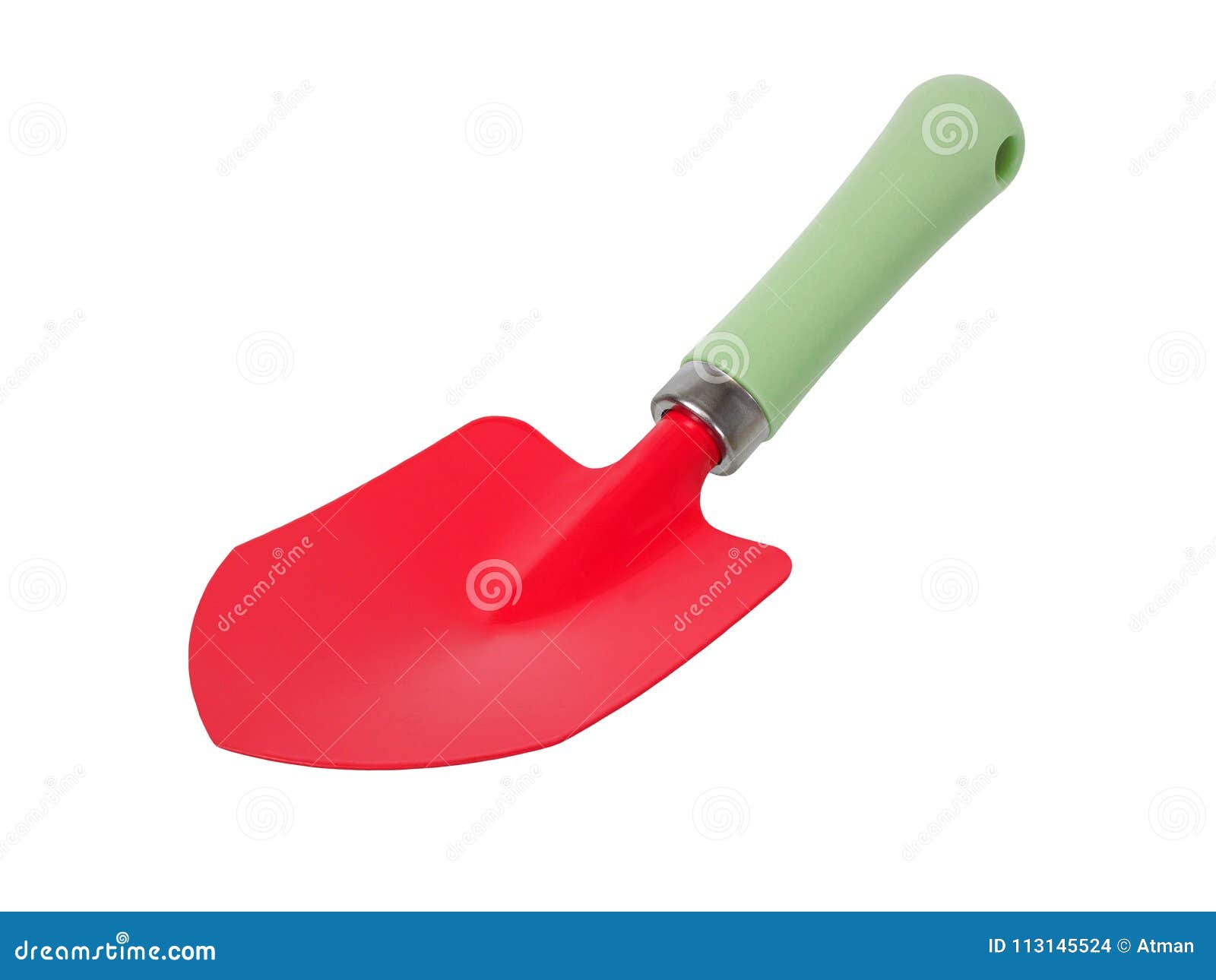 Garden trowel on white stock photo. Image of handle 113145524
