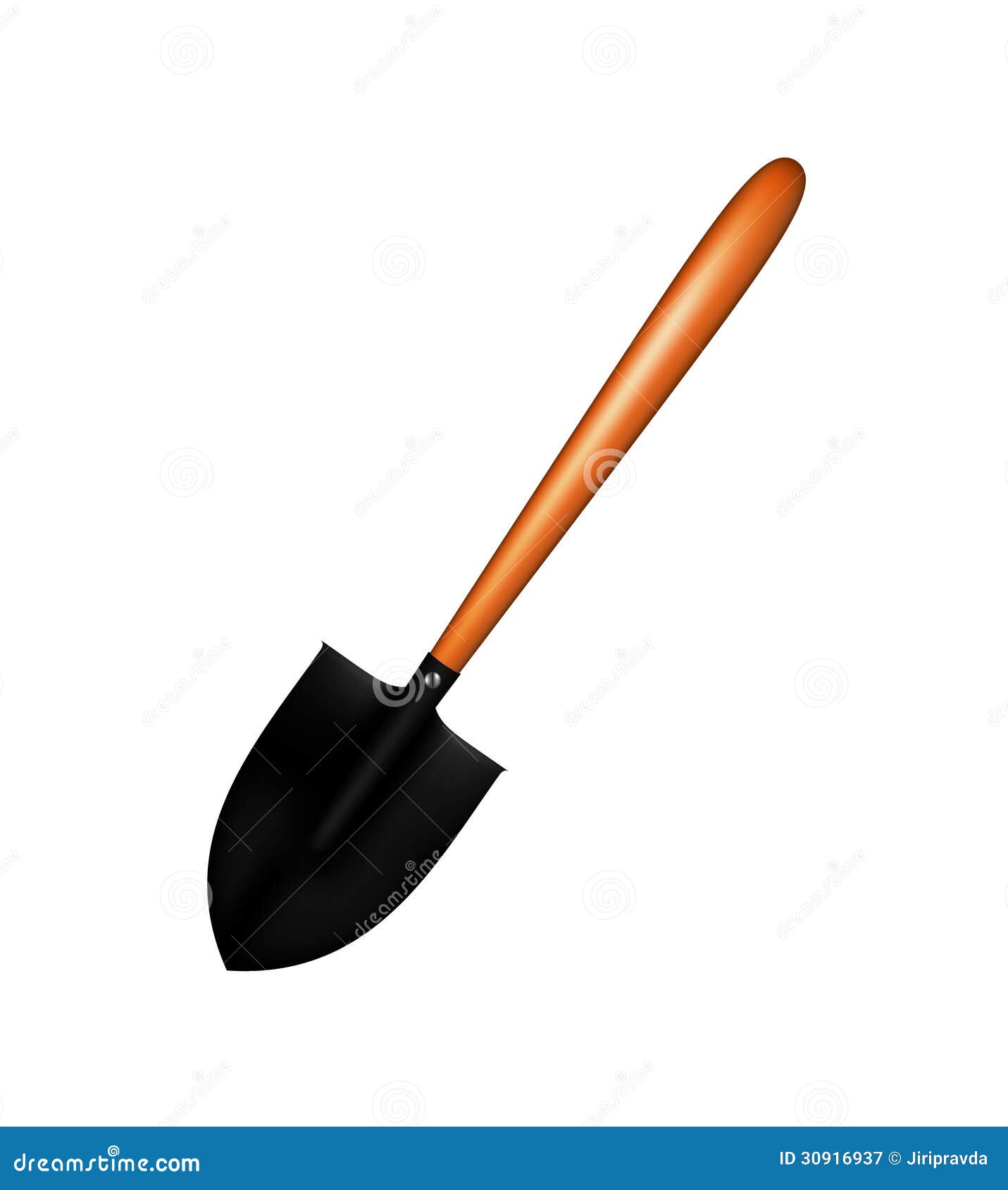 Garden trowel stock vector. Illustration of plant, occupation 30916937