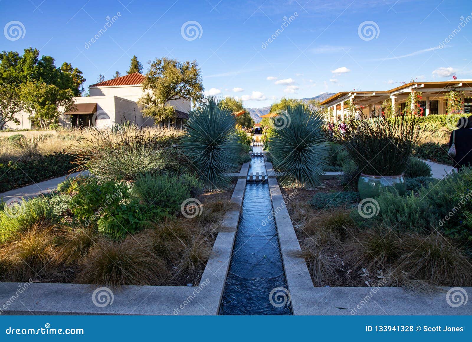 Garden View At Huntington Library Stock Photo Image Of