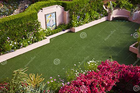 Garden Wedding Chapel stock photo. Image of wedding, groom - 13115746