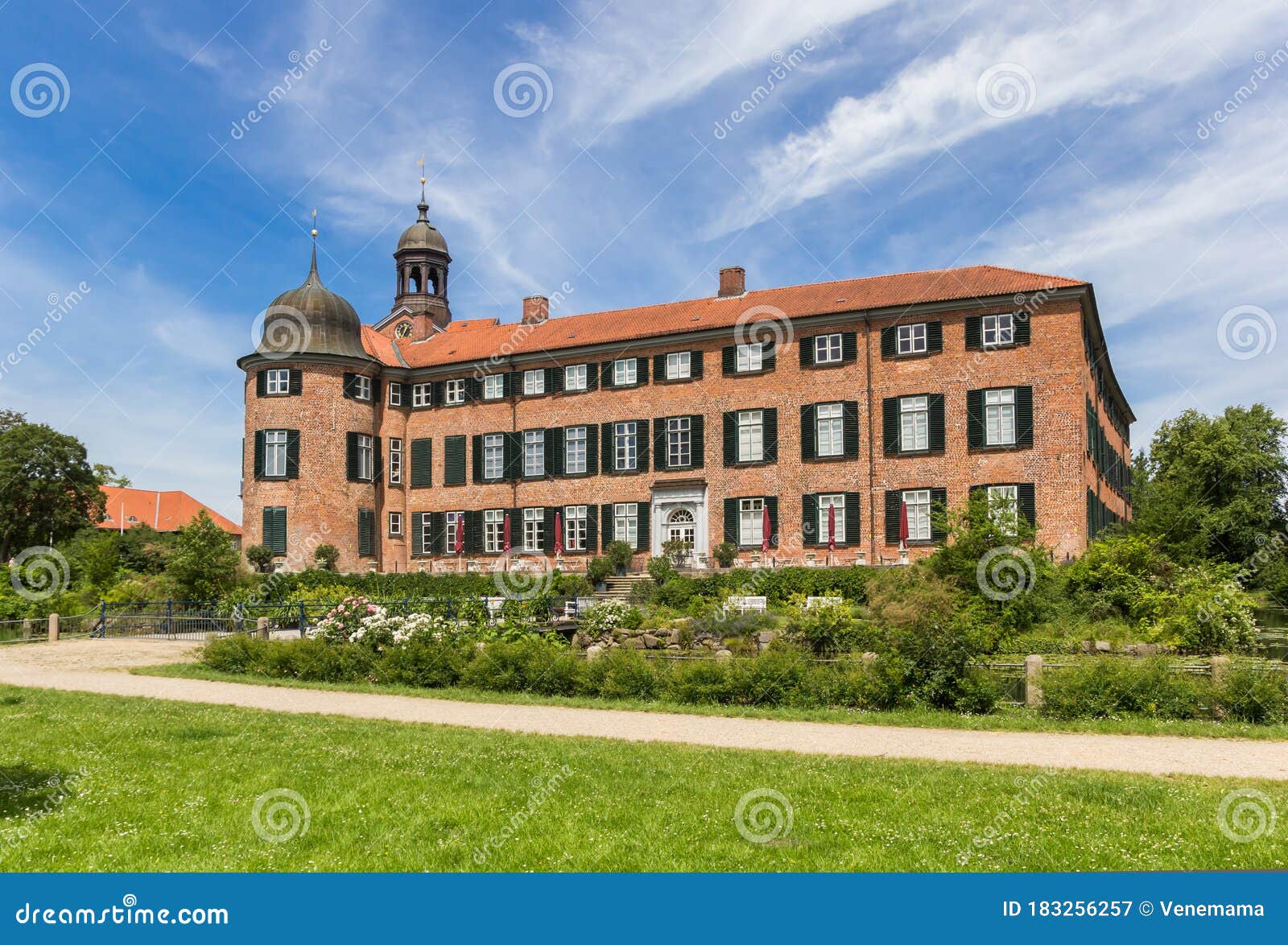 Garden Wing of the Historic Castle in Eutin Stock Image Image of