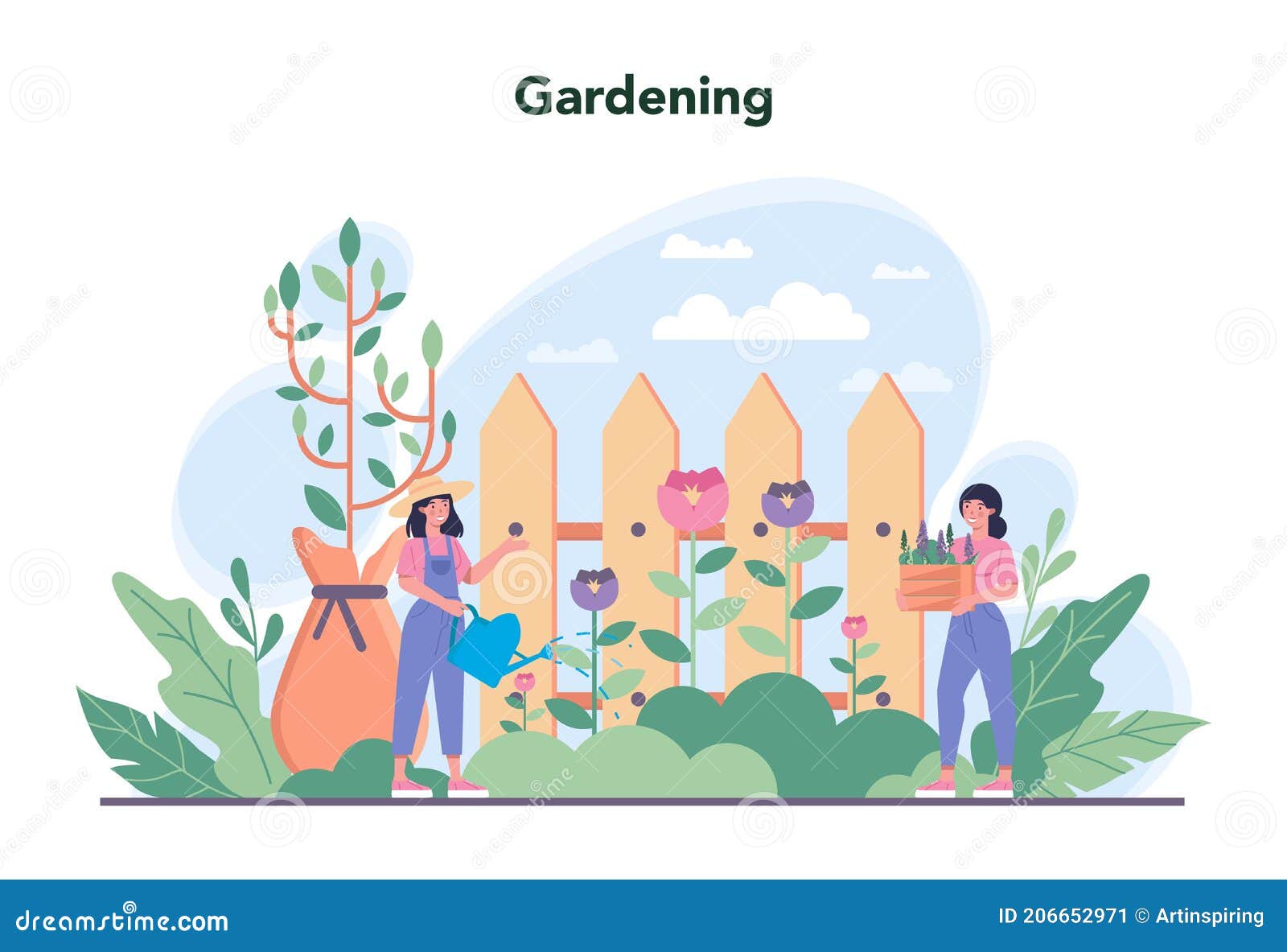 gardener concept. idea of horticultural er business