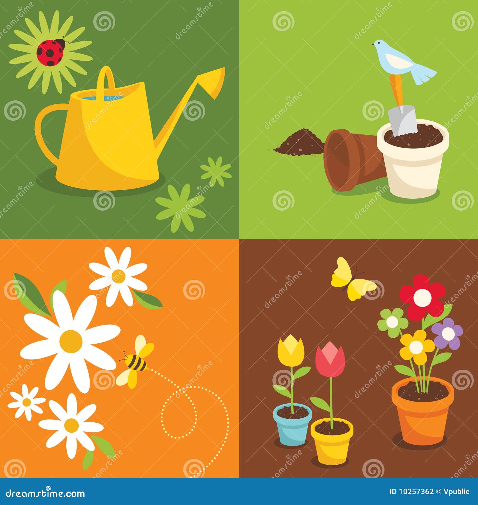 Gardening stock vector. Illustration of hobbies, fragility - 10257362