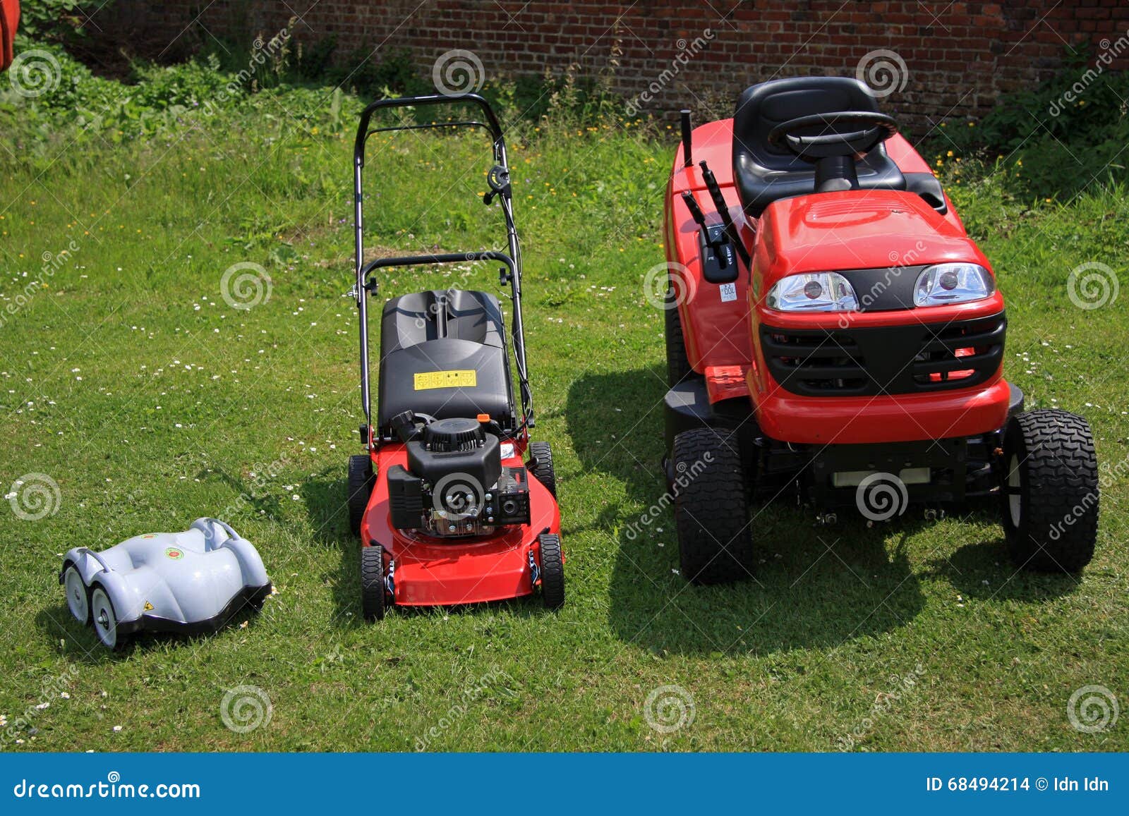 Gardening equipment stock photo. Image of modern, mower 68494214
