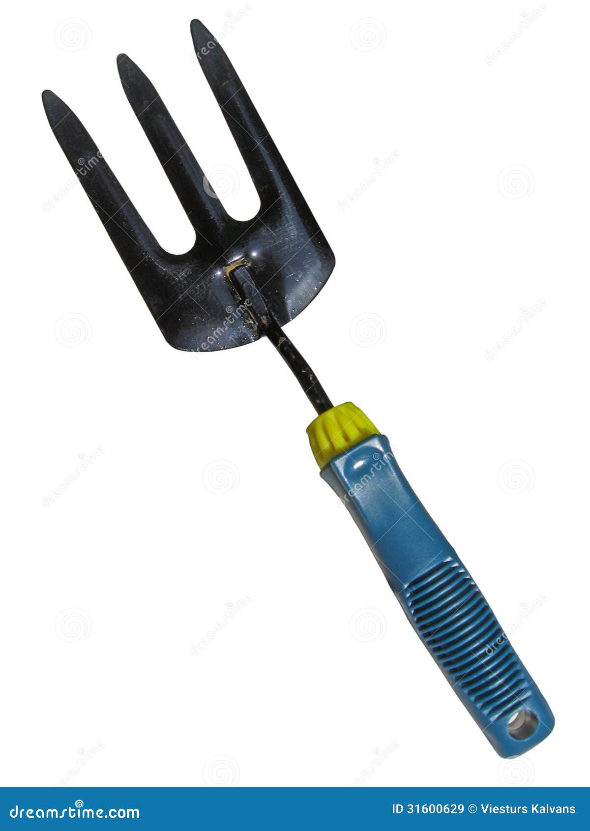 Gardening fork stock image. Image of plastic, handle 31600629