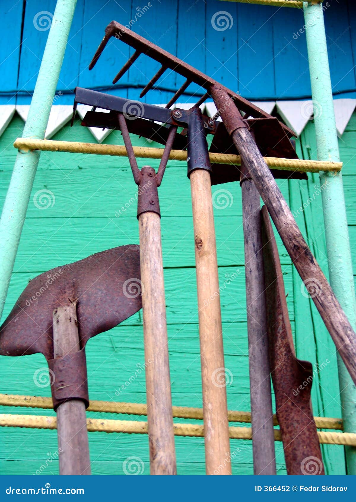 Gardening Tools stock photo. Image of seasonal, farmland 366452