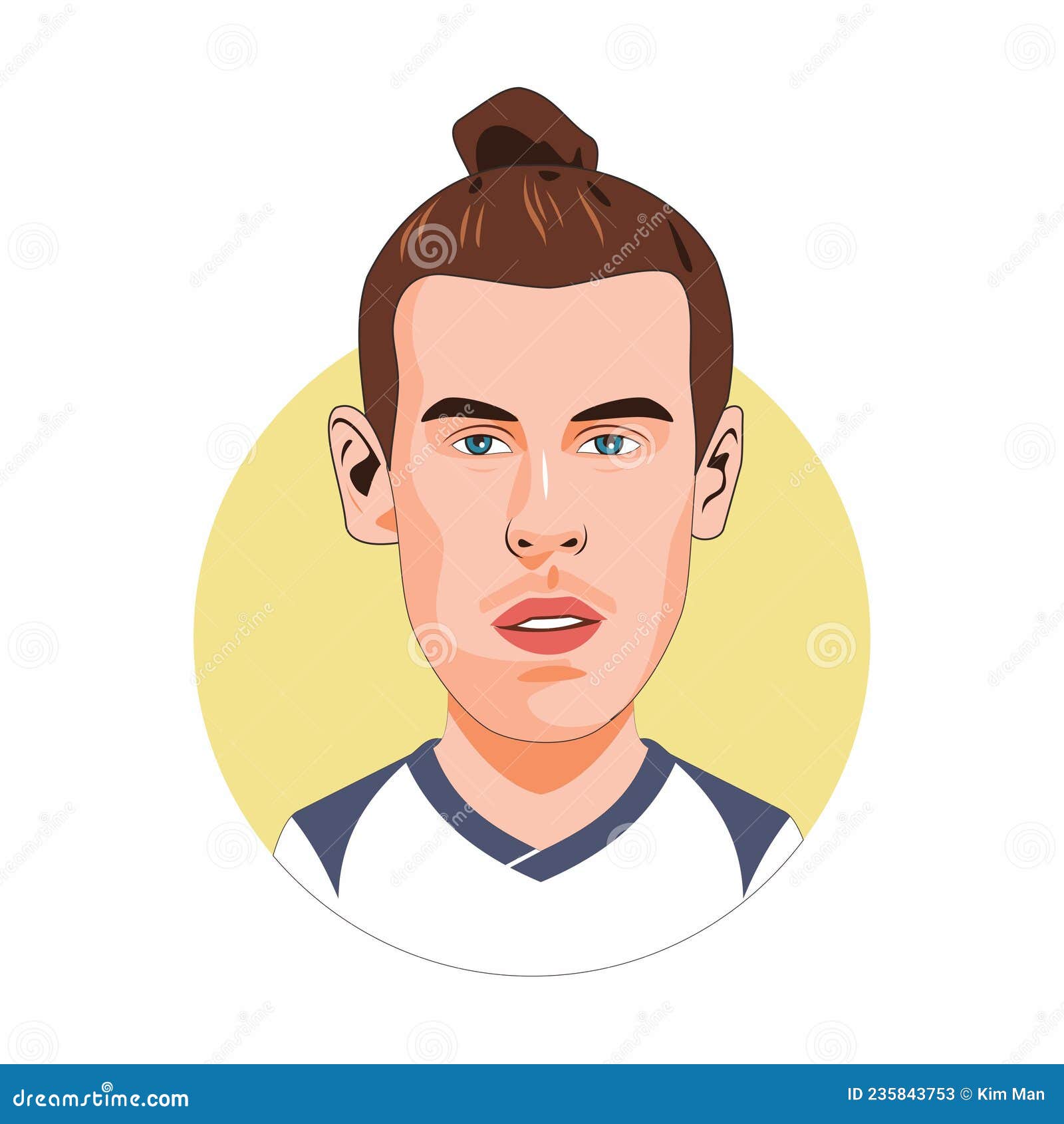 Gareth Bale Sketch Illustration, Vector Image Editorial Stock Photo ...