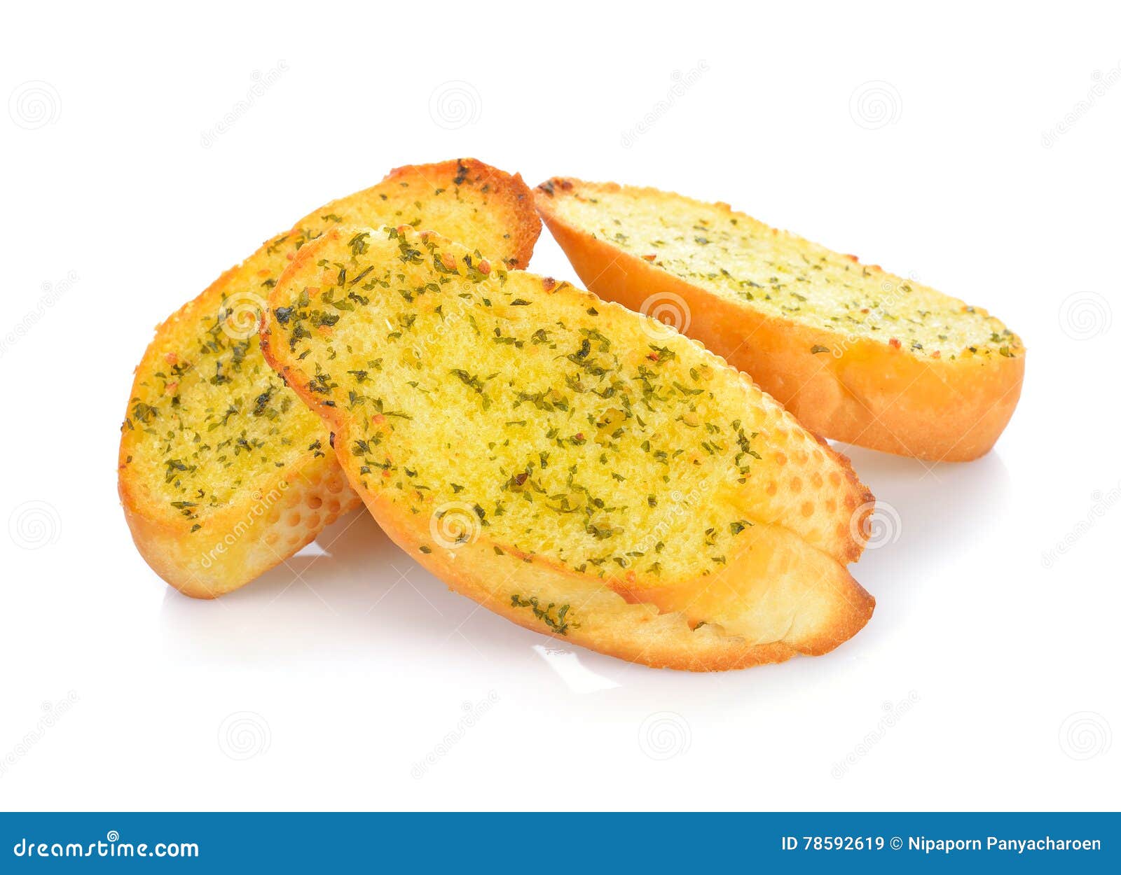 Garlic bread stock image. Image of spices, garlic, yellow 78592619