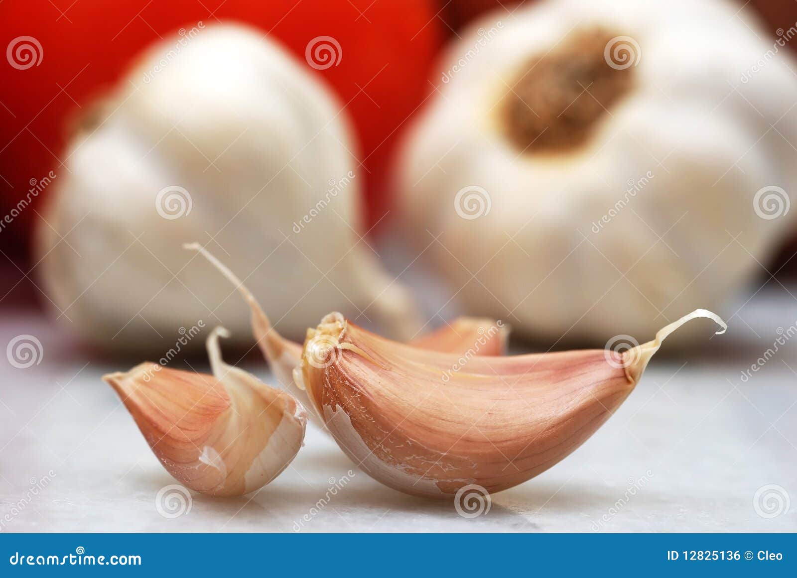 Garlic Cloves stock photo. Image of nutrition, organic 12825136