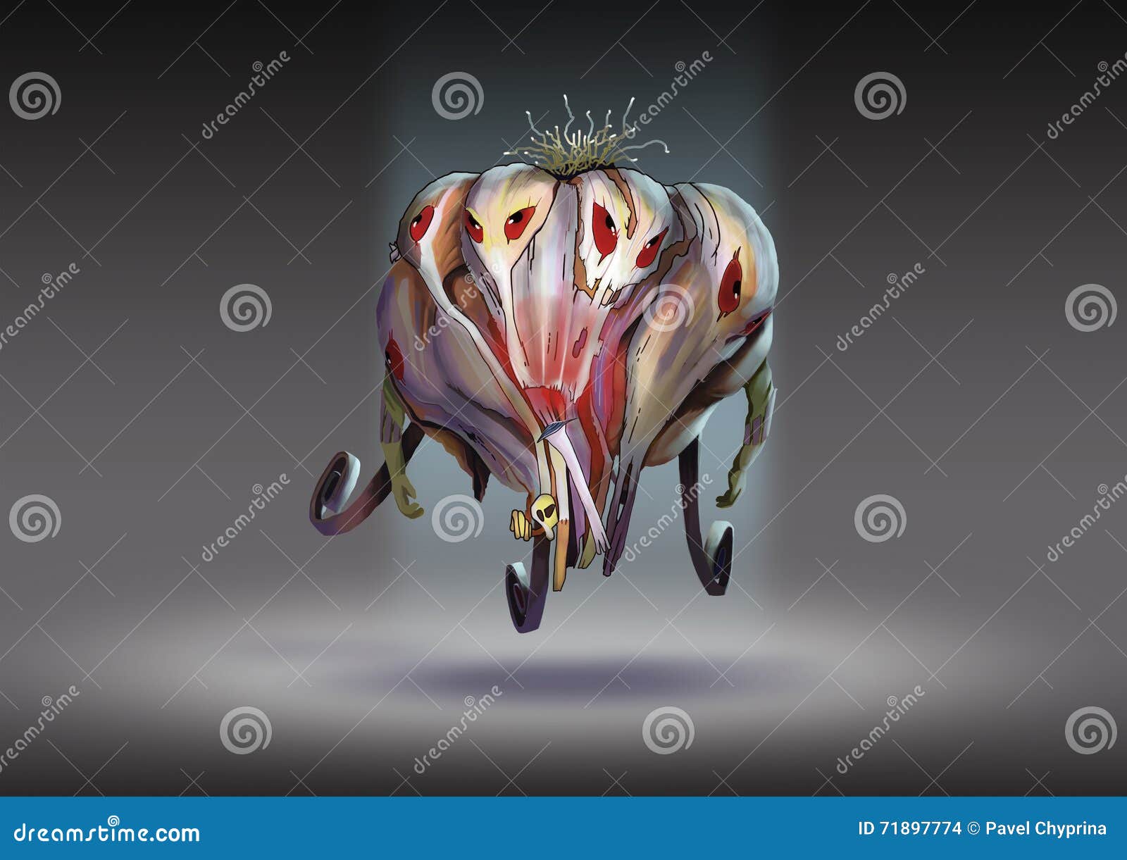 Garlic stock illustration. Illustration of design, burn 71897774