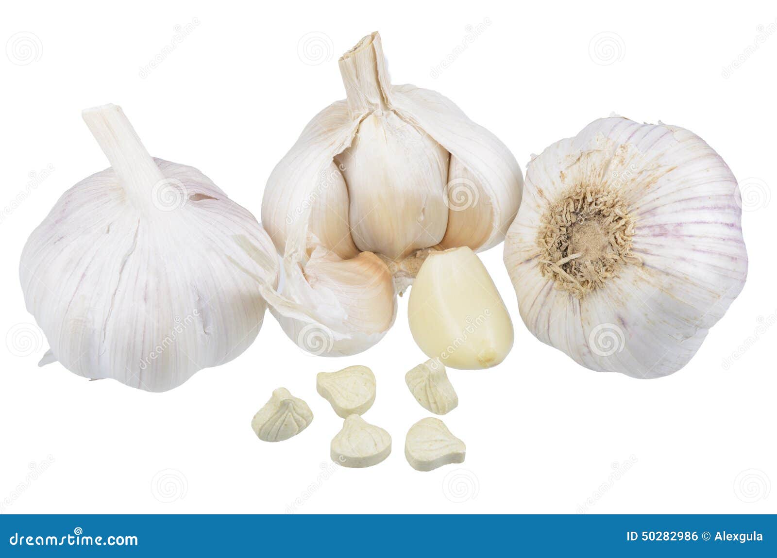 Garlic, Garlic Cloves and a Dietary Supplement Based on Garlic Powder
