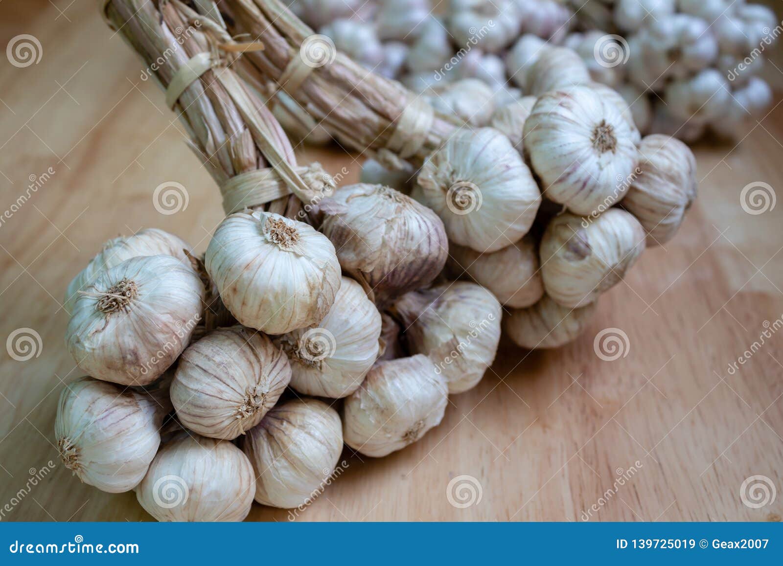 Garlic heads stock image. Image of spice, vegetarian 139725019
