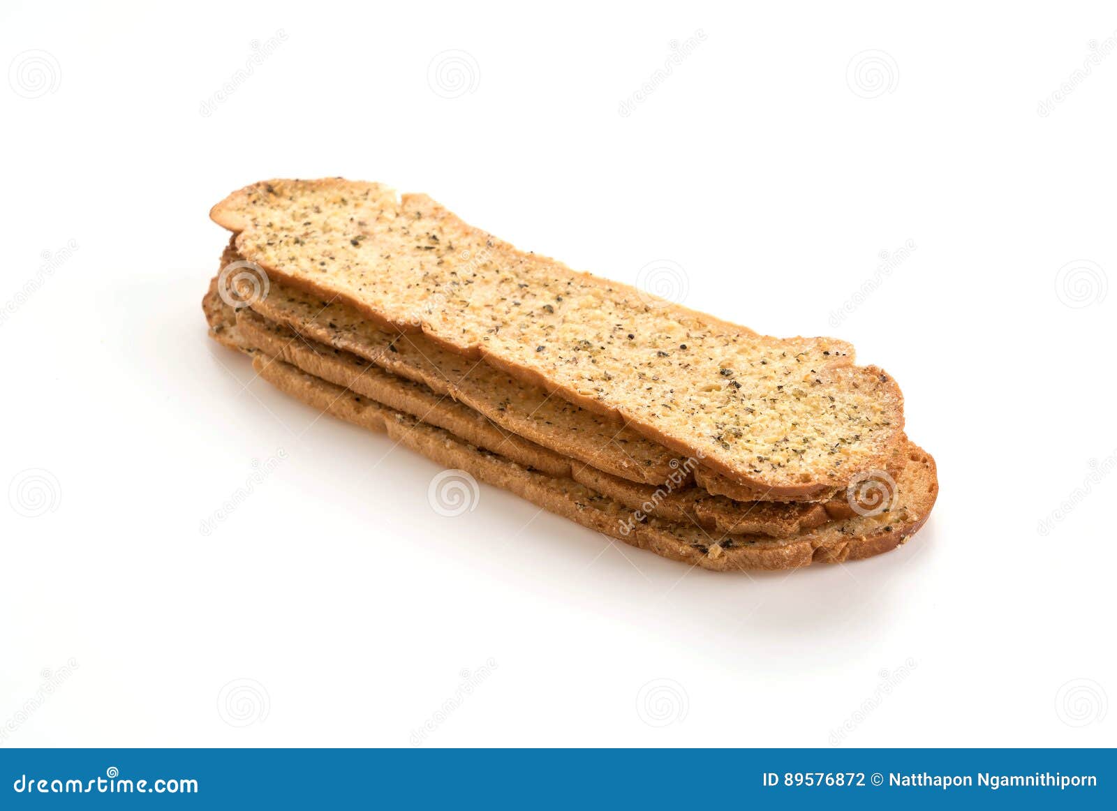 Garlic and Herb Bread Slices Stock Photo Image of garlic, bread 89576872