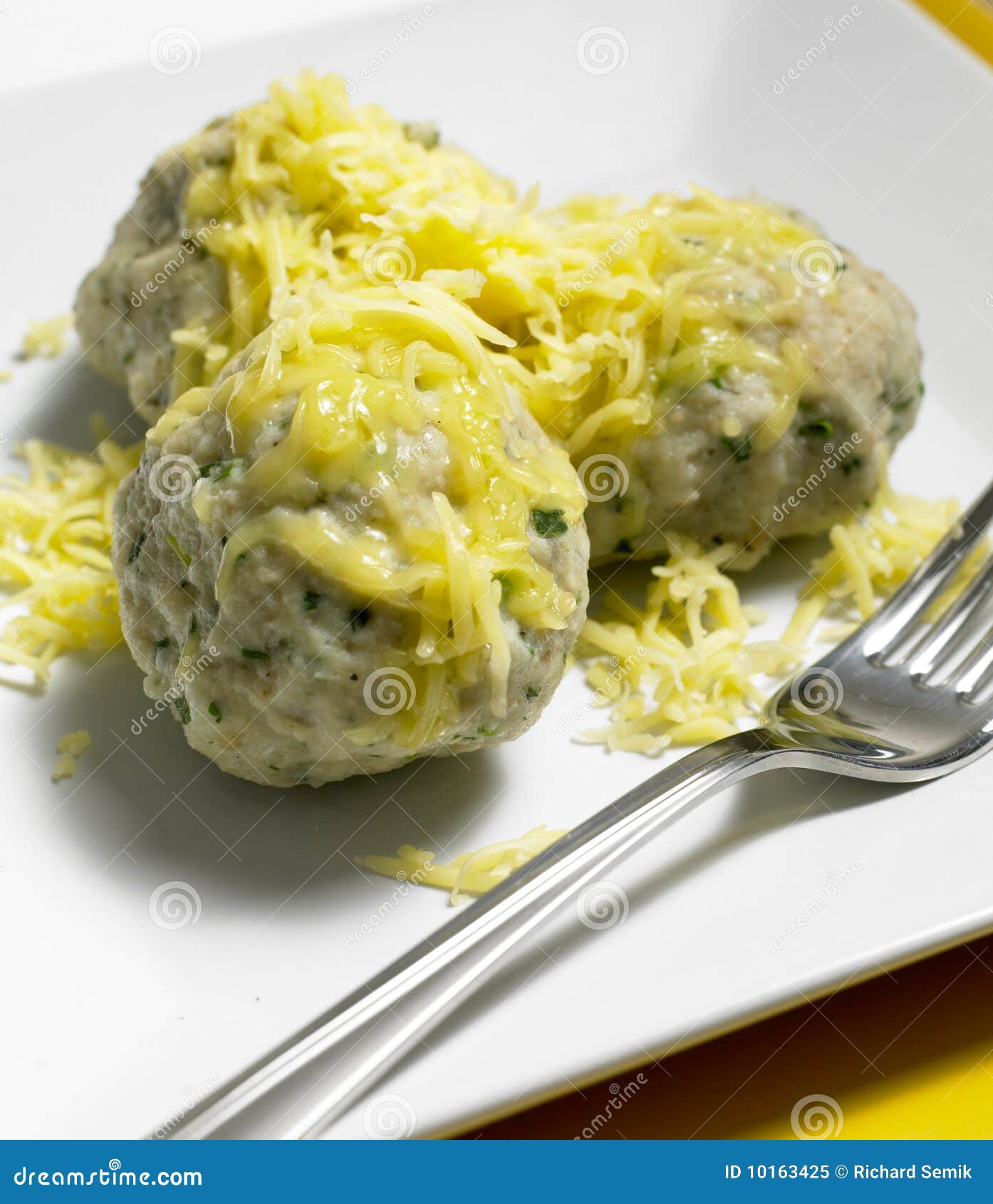 Garlic and herbs dumplings stock image. Image of foodstuff 10163425