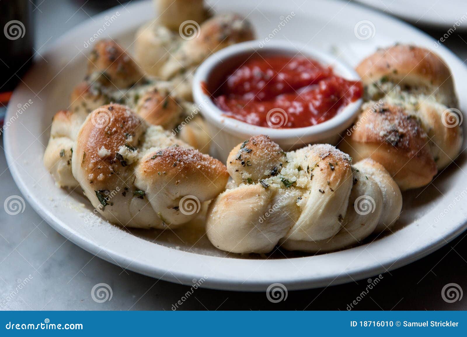 Garlic Knots stock photo. Image of food, leafy, grilled 18716010