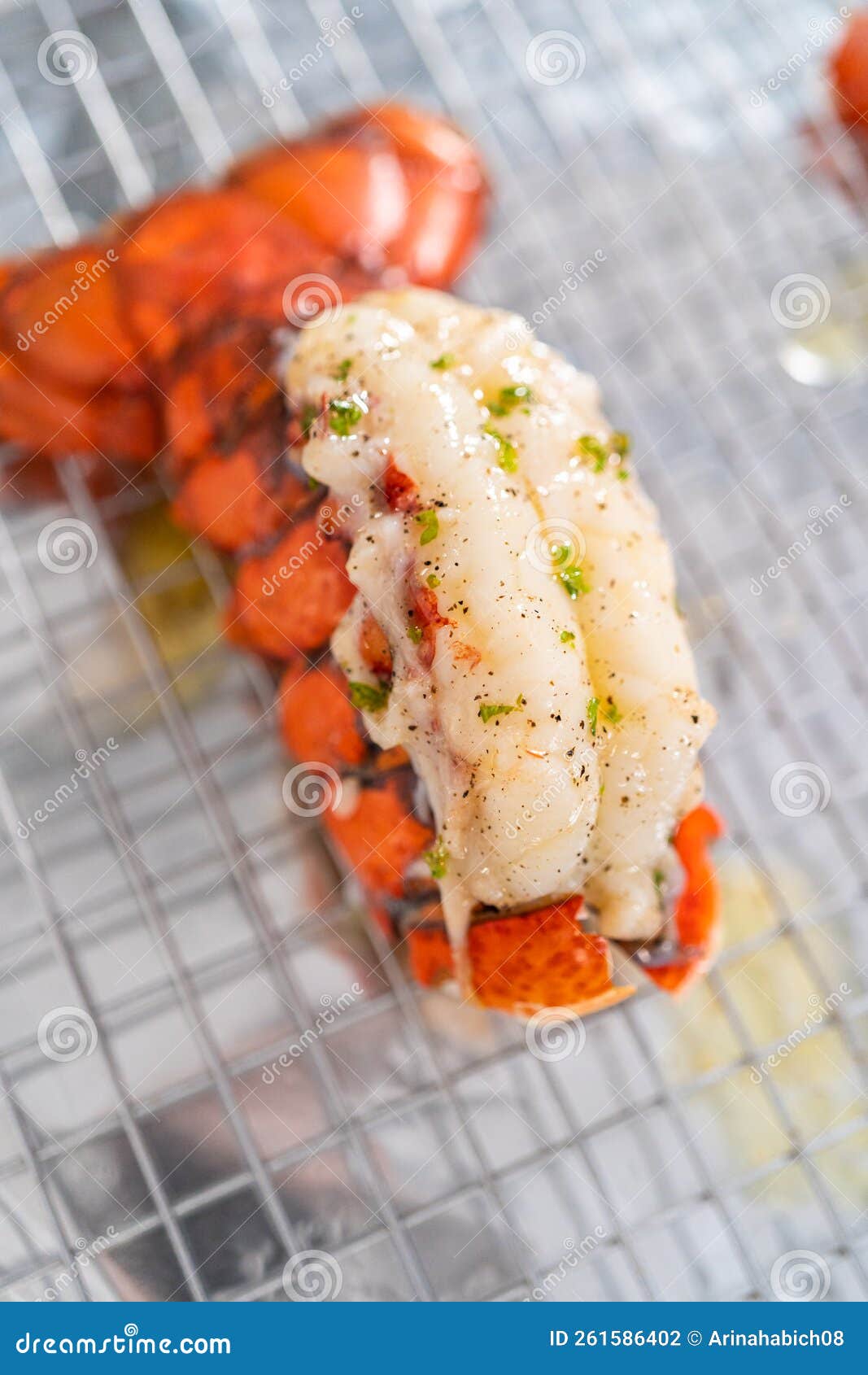 Garlic lobster tails stock photo. Image of food, disambiguation 261586402