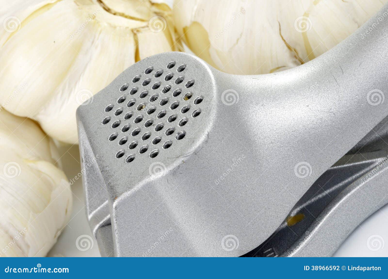 Garlic Press stock photo. Image of presser, aluminum 38966592