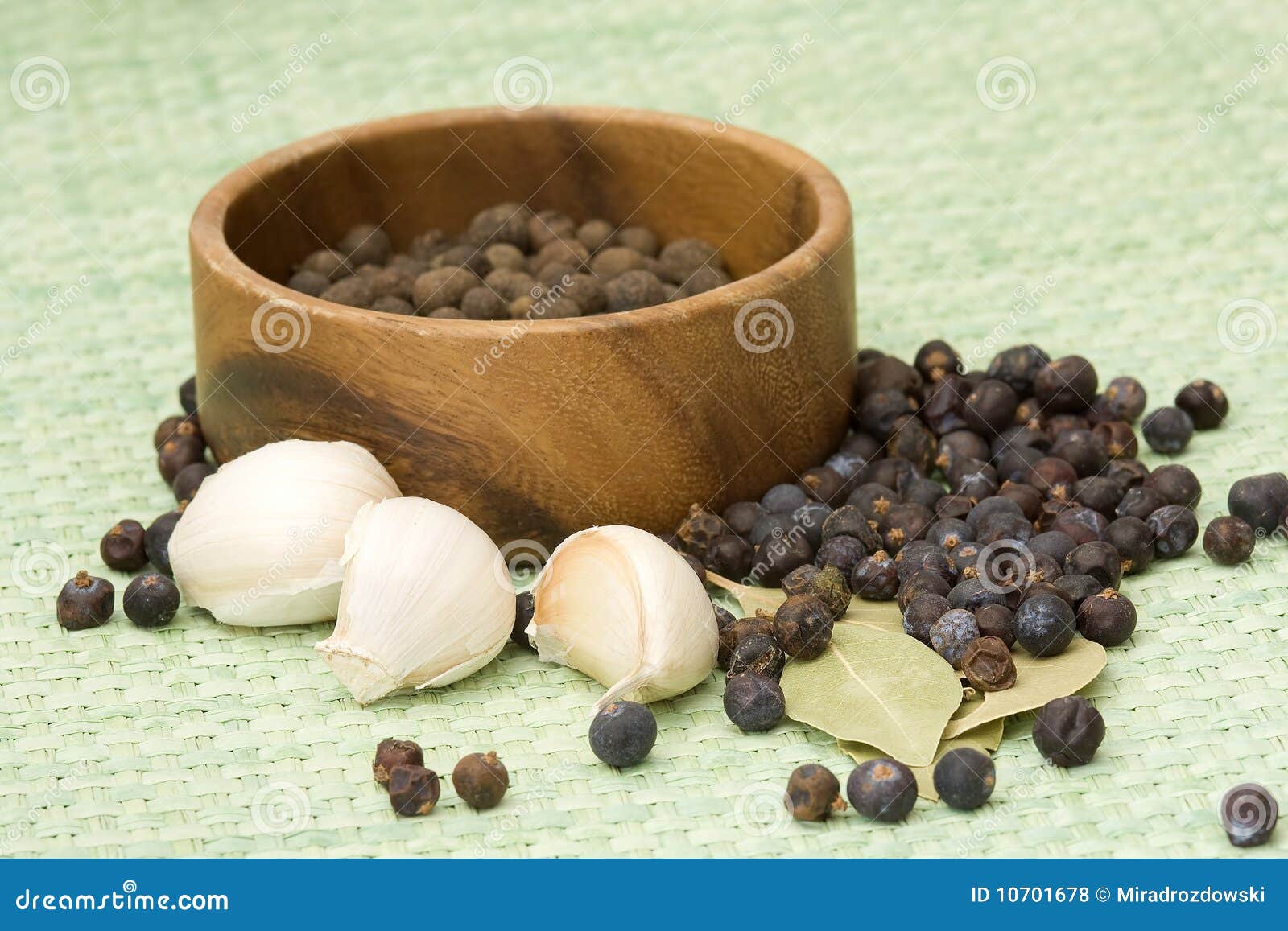 Garlic and spices stock photo. Image of pepper, herb 10701678