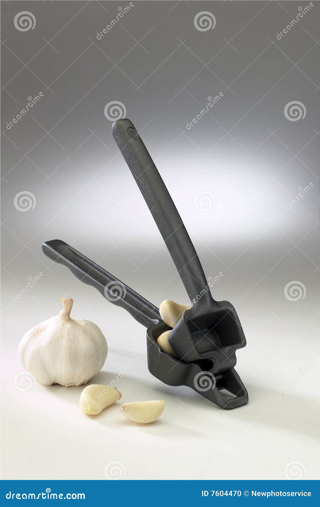 Garlic squeezer stock photo. Image of food, organic, spicy 7604470