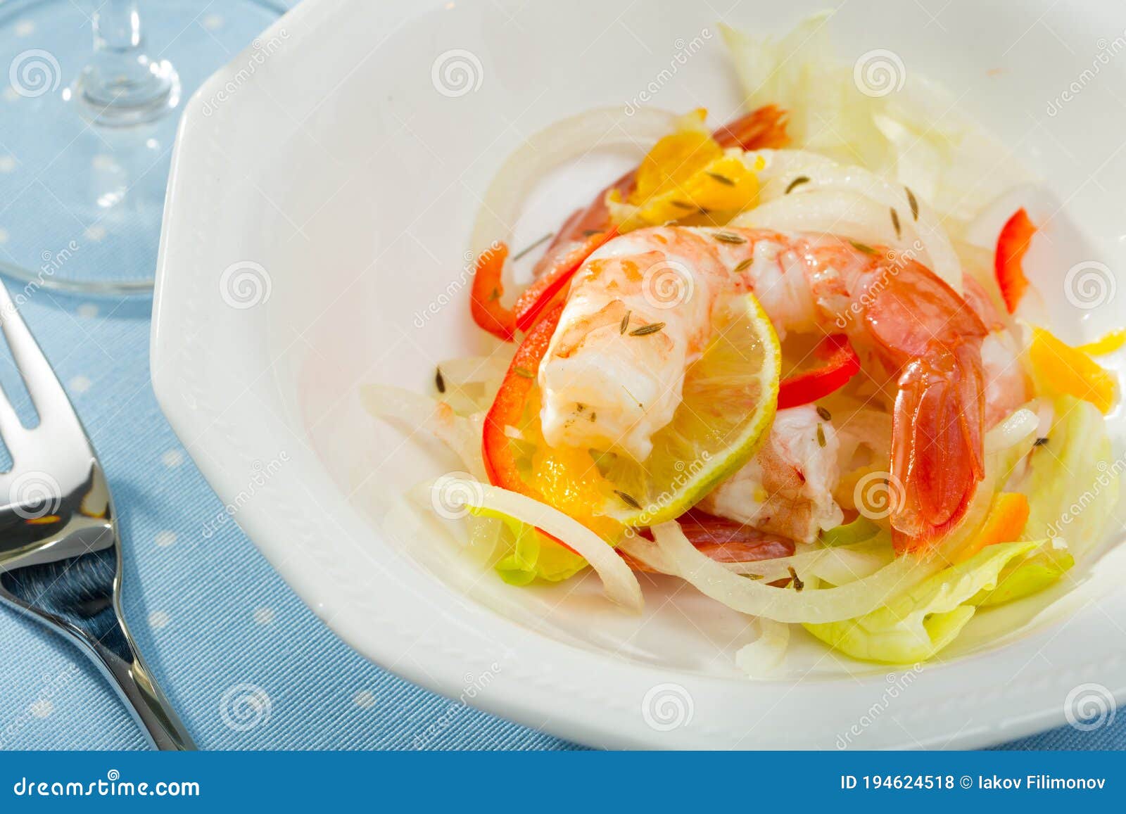 Garnelen Ceviche. Foto Der Hohen Qualität Stockfoto - Bild von zwiebeln ...