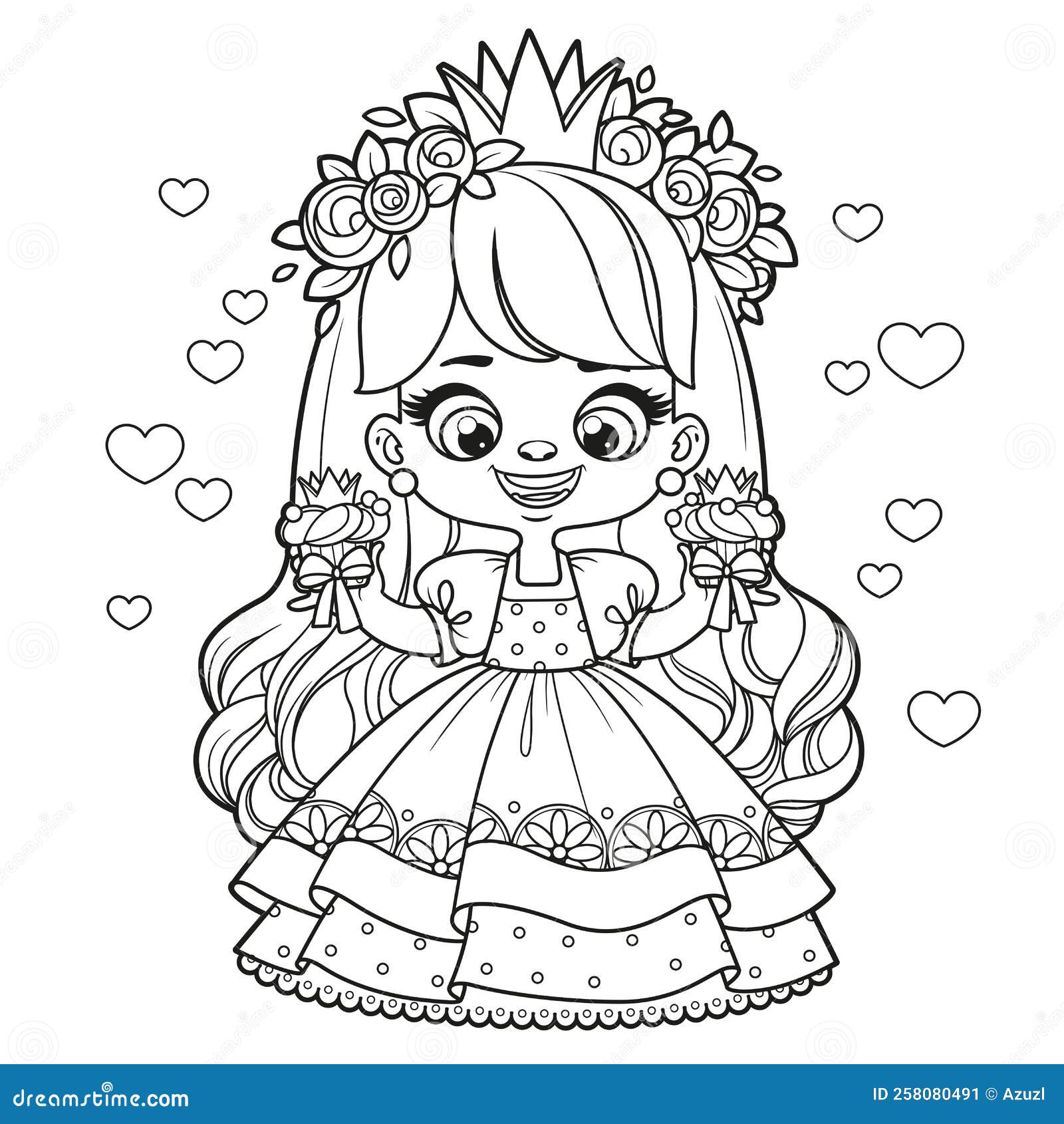 Desenho de Chibi Garota Cupcake para Colorir - Desenhos para Colorir e  Imprimir Gratis