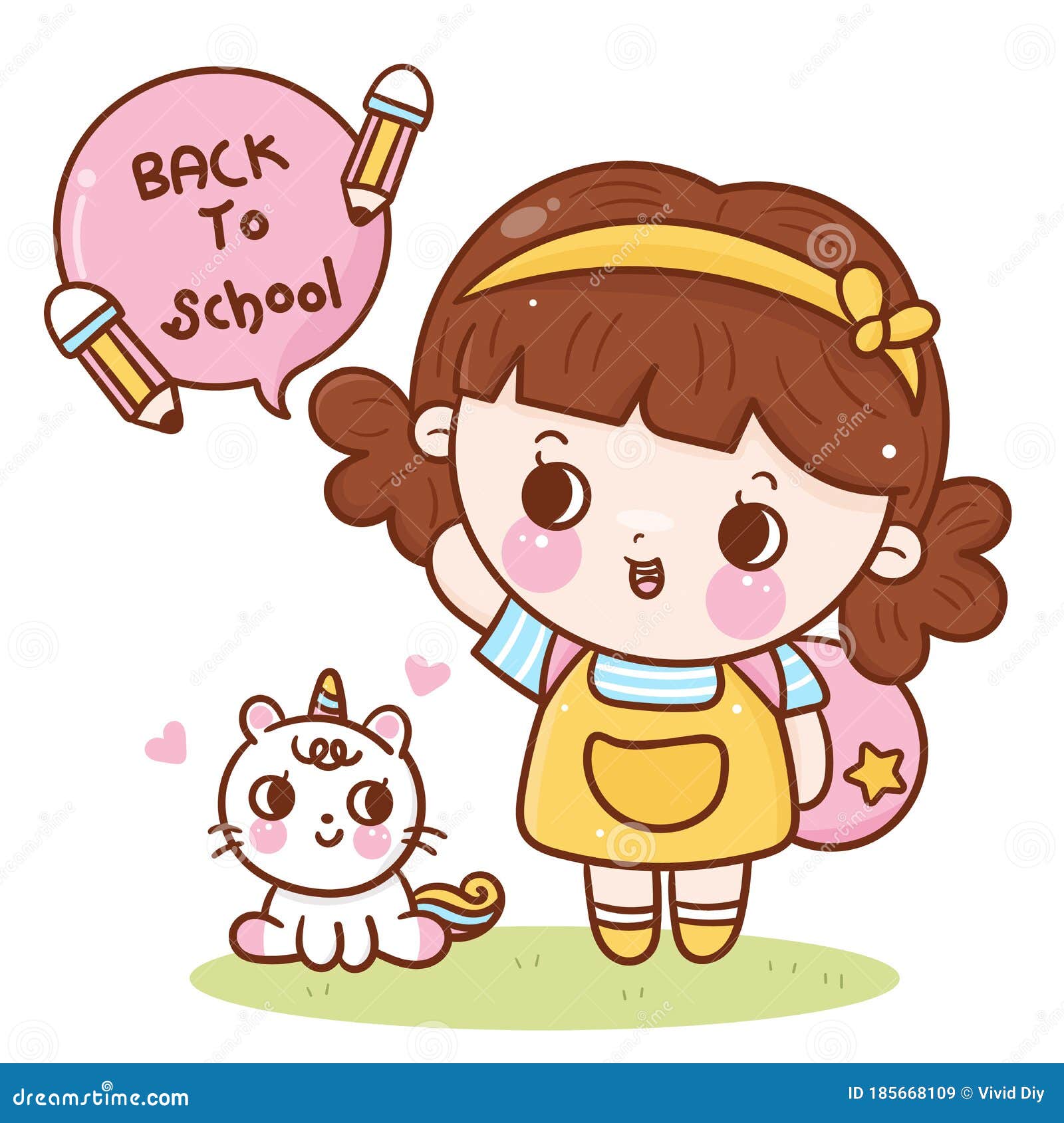 Vetores de Menina Fofa E Kawaii Feliz Manga Chibi Menina No Vestido Da  Escola Ilustração Vetorial e mais imagens de Alegria - iStock