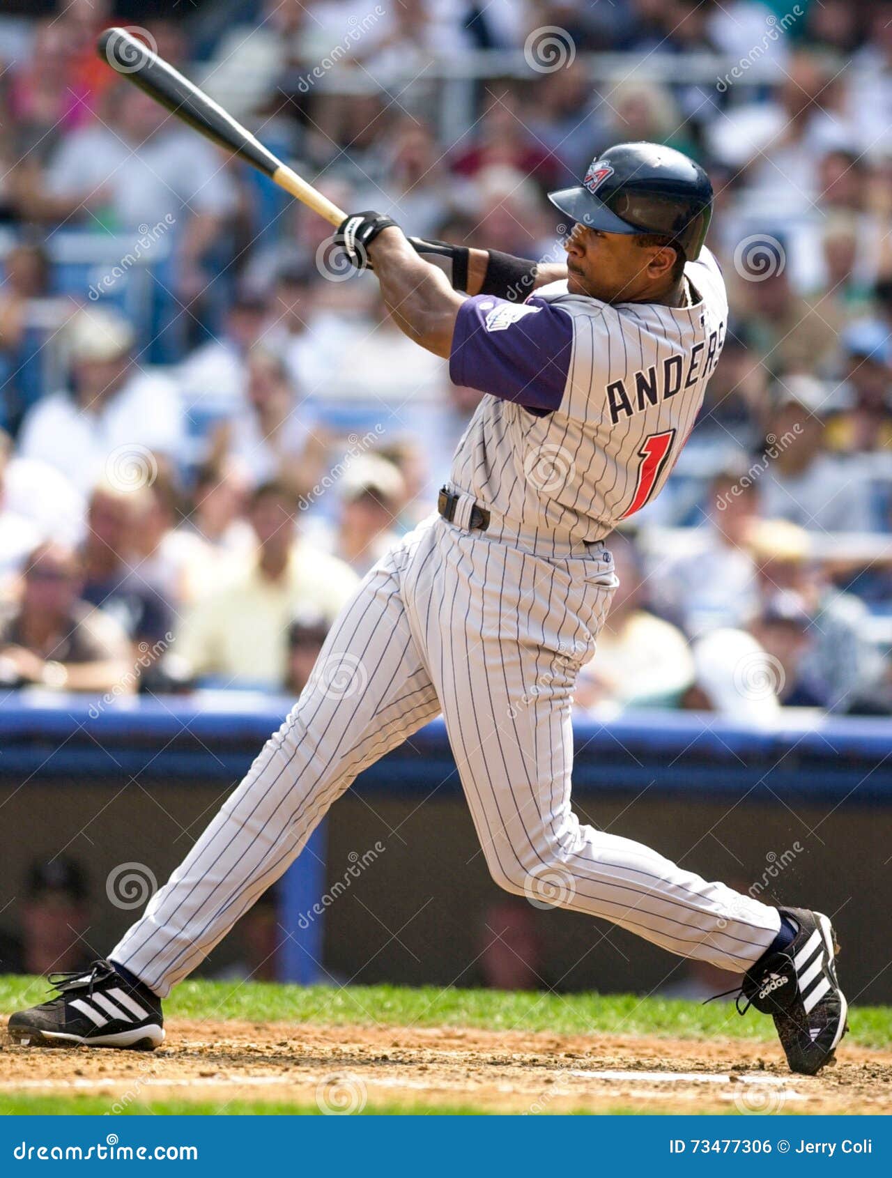 Garrett Anderson redactionele foto. Image of buiten, kleur 73477306