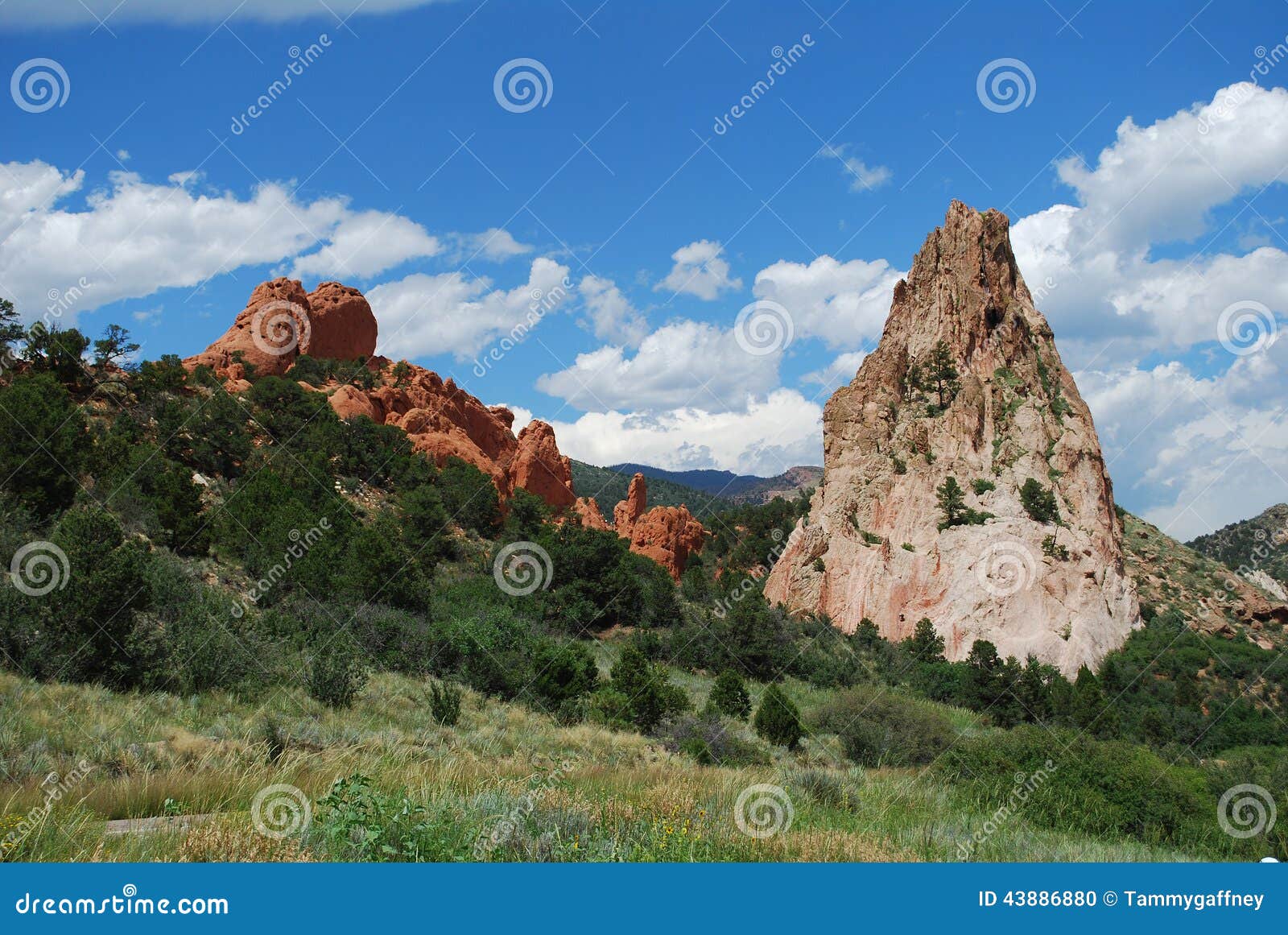 Garten Der Götter Colorado Springs, Co Stockfoto Bild von spitze