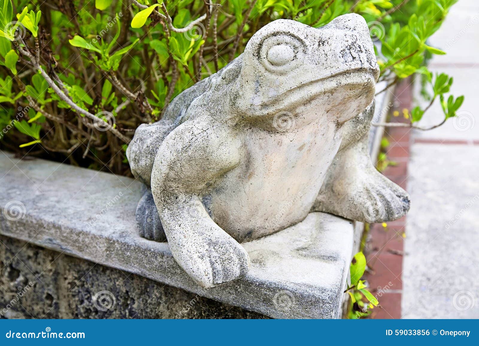 GartenFrosch stockfoto. Bild von kleber, dekoration