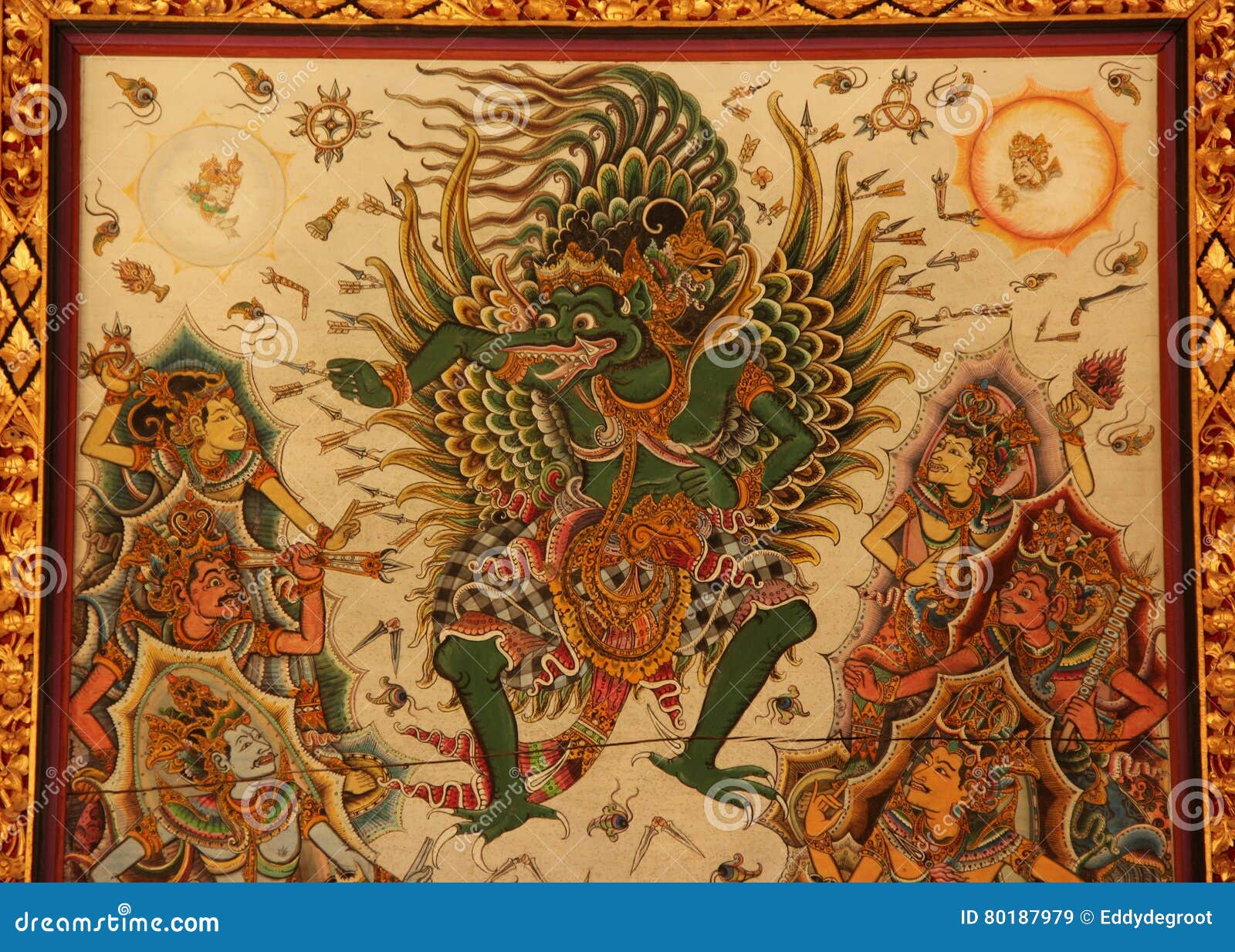 garuda hindu painting