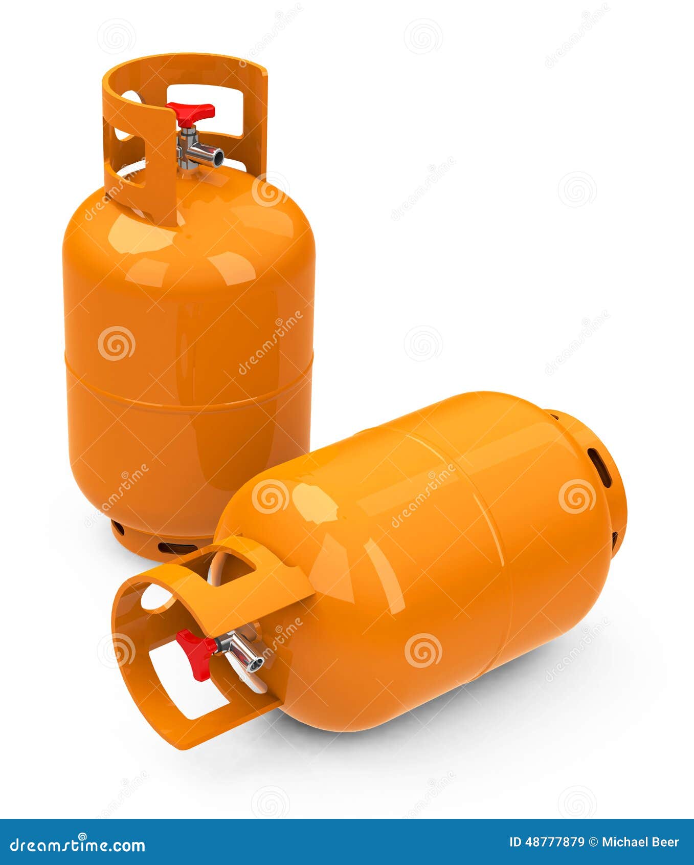 The gas bottles stock illustration. Illustration of container 48777879