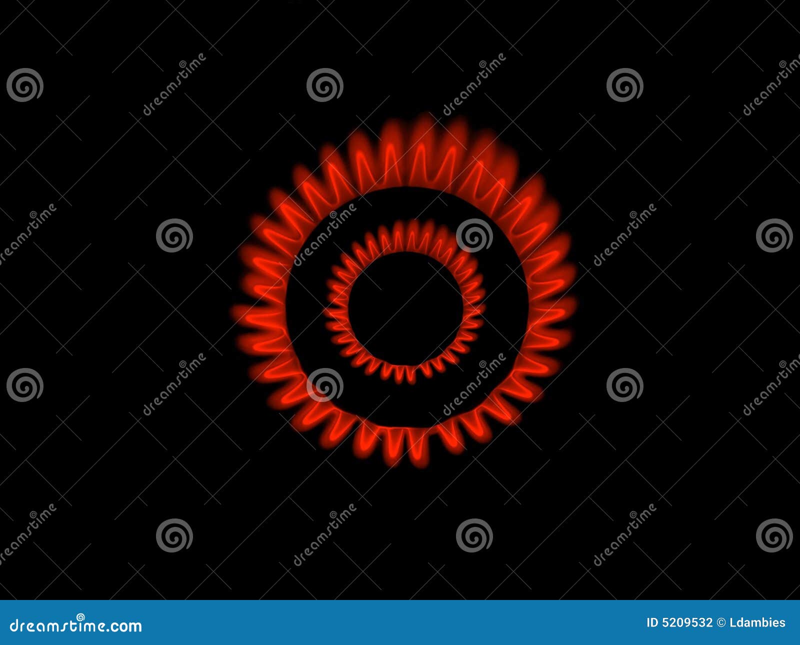 Gas burner flames stock photo. Image of dining, oven, dangerous 5209532