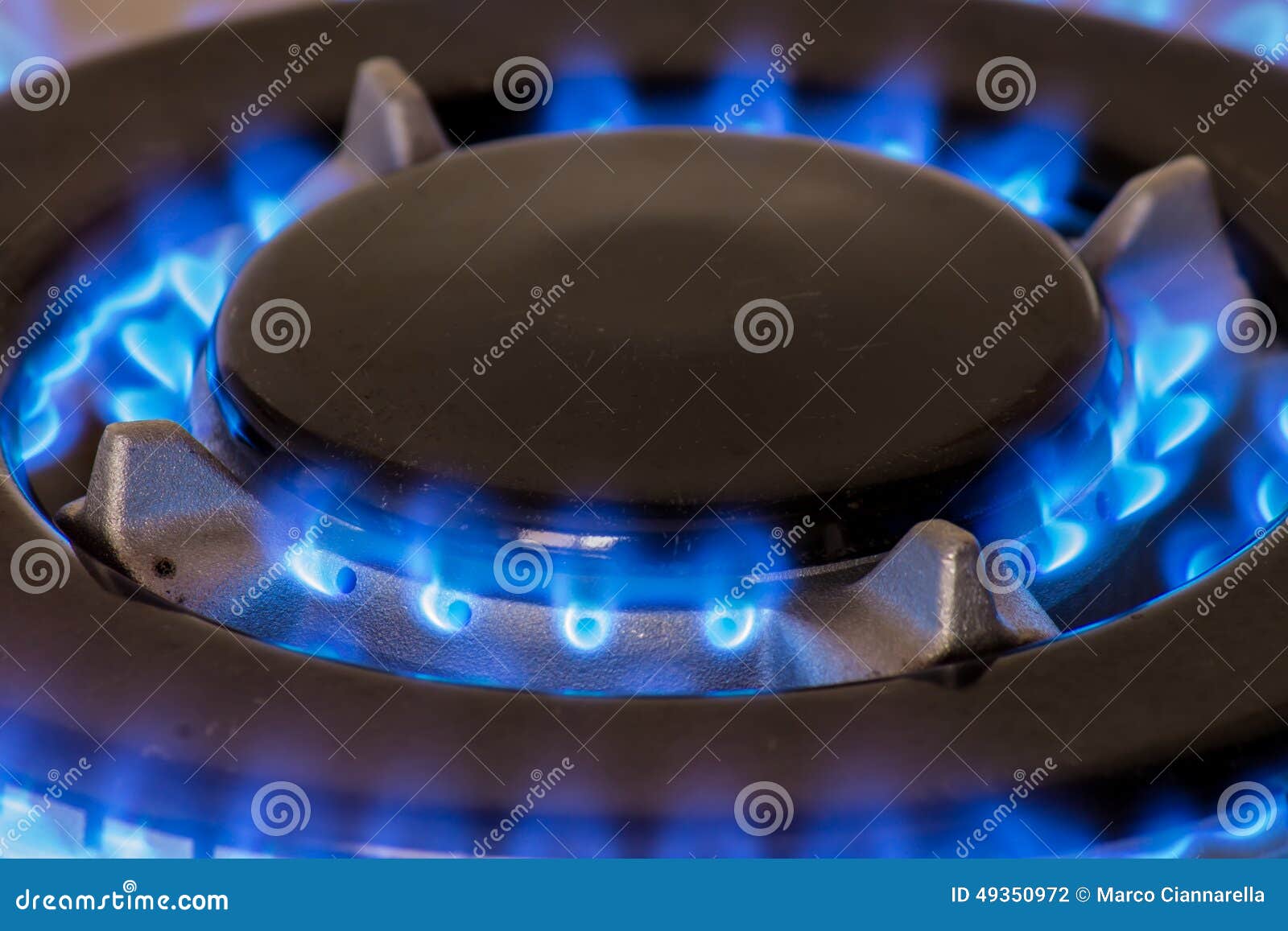Gas burners stock photo. Image of closeup, kitchen, broil 49350972