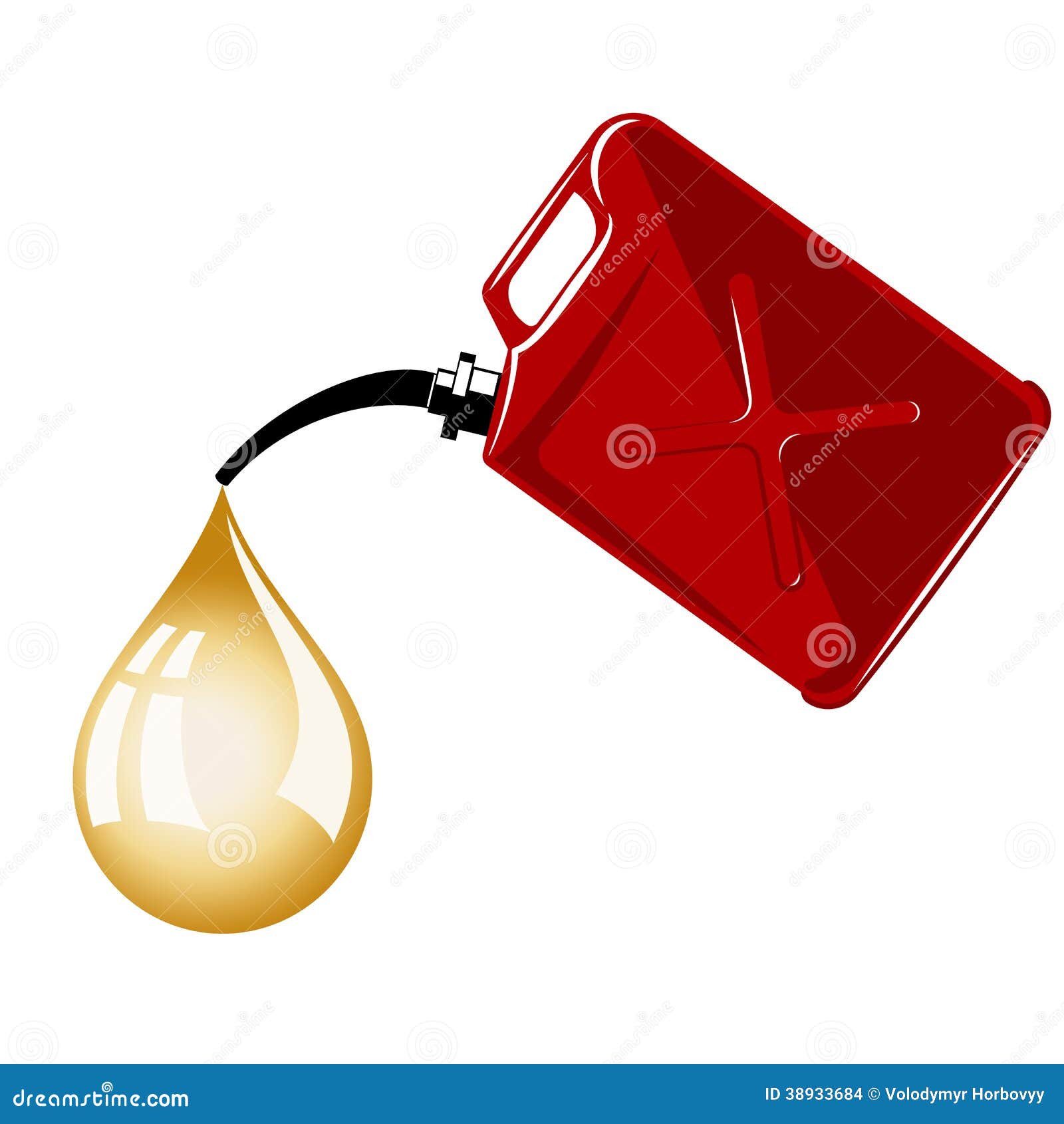Gas can stock illustration. Illustration of blue, engine 38933684