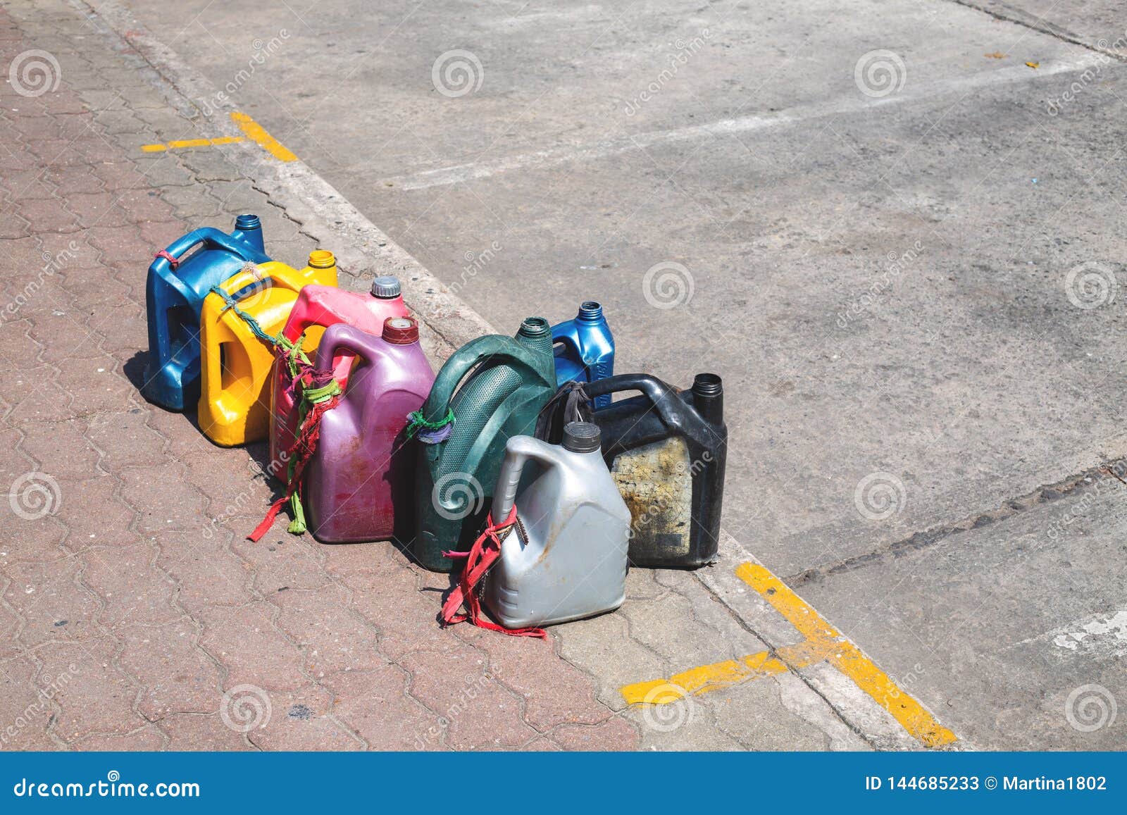 Gas Canisters on the Street Stock Image Image of nature, industry