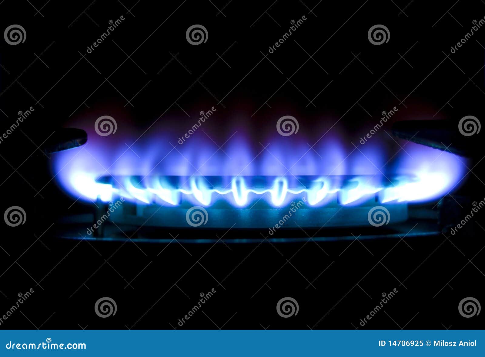 Gas flame. stock image. Image of energy, power, glow 14706925