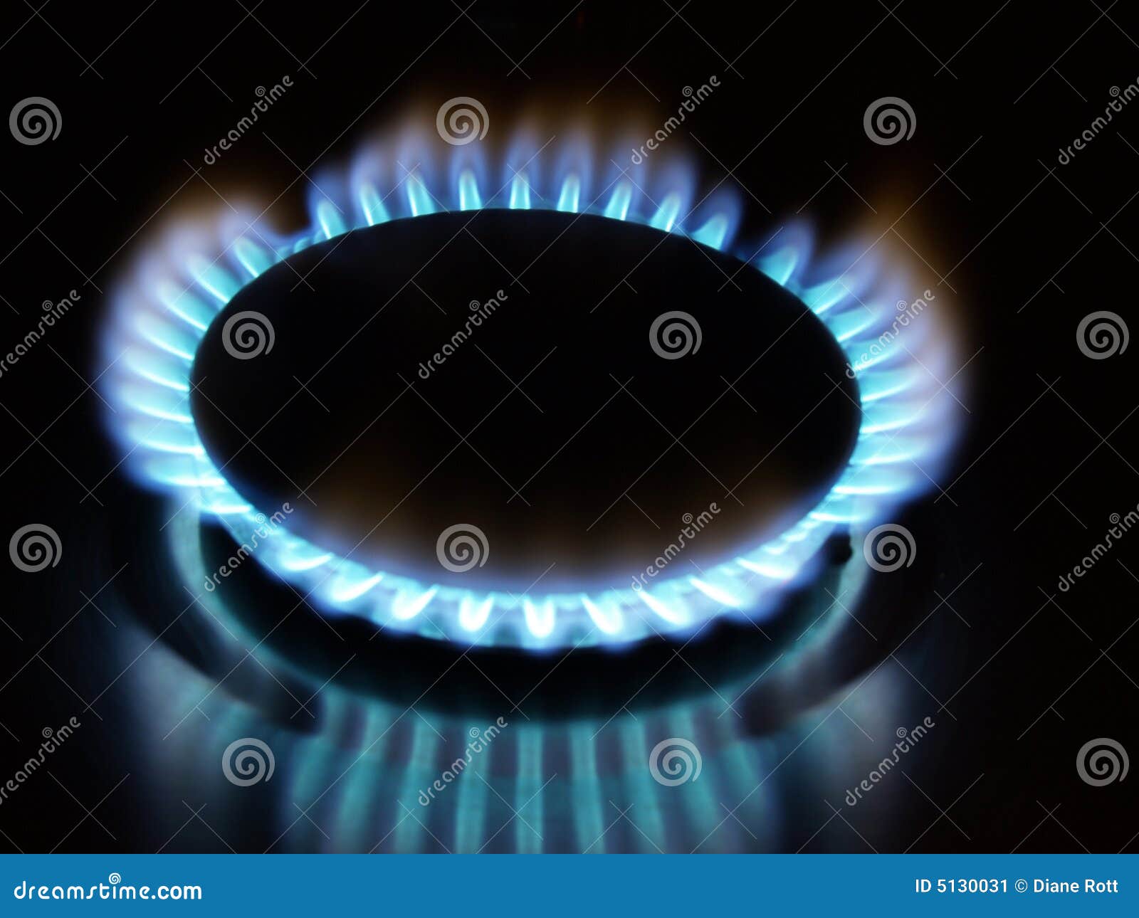 Gas Flame stock image. Image of heat, temperature, domestic 5130031