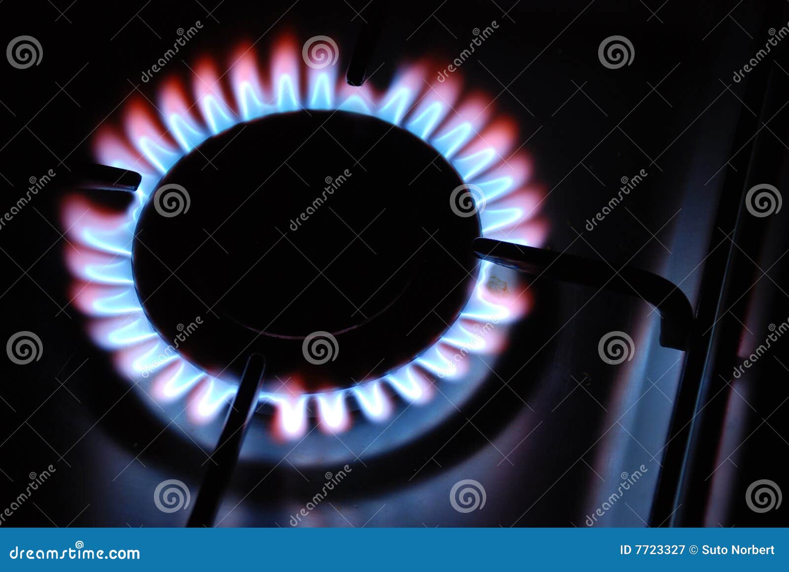 Gas-Flamme stockbild. Bild von flamme - 7723327