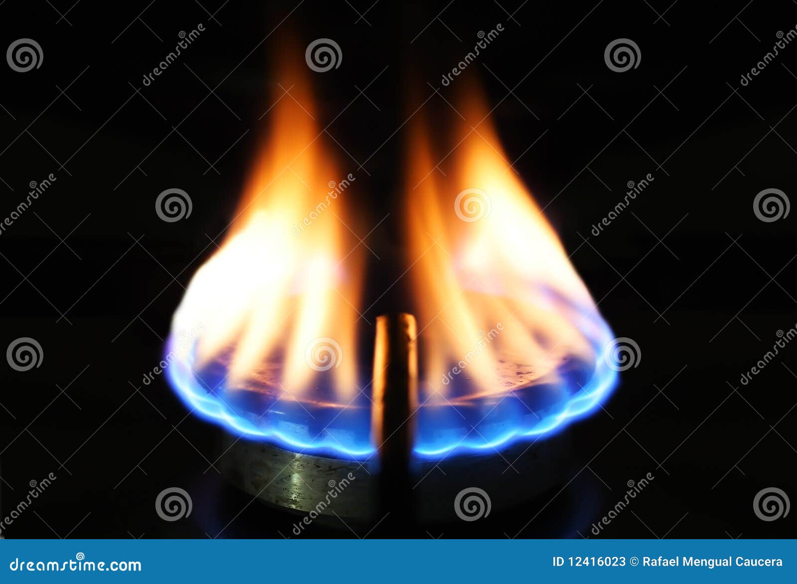 Gas ignition stock image. Image of kitchen, isolated 12416023