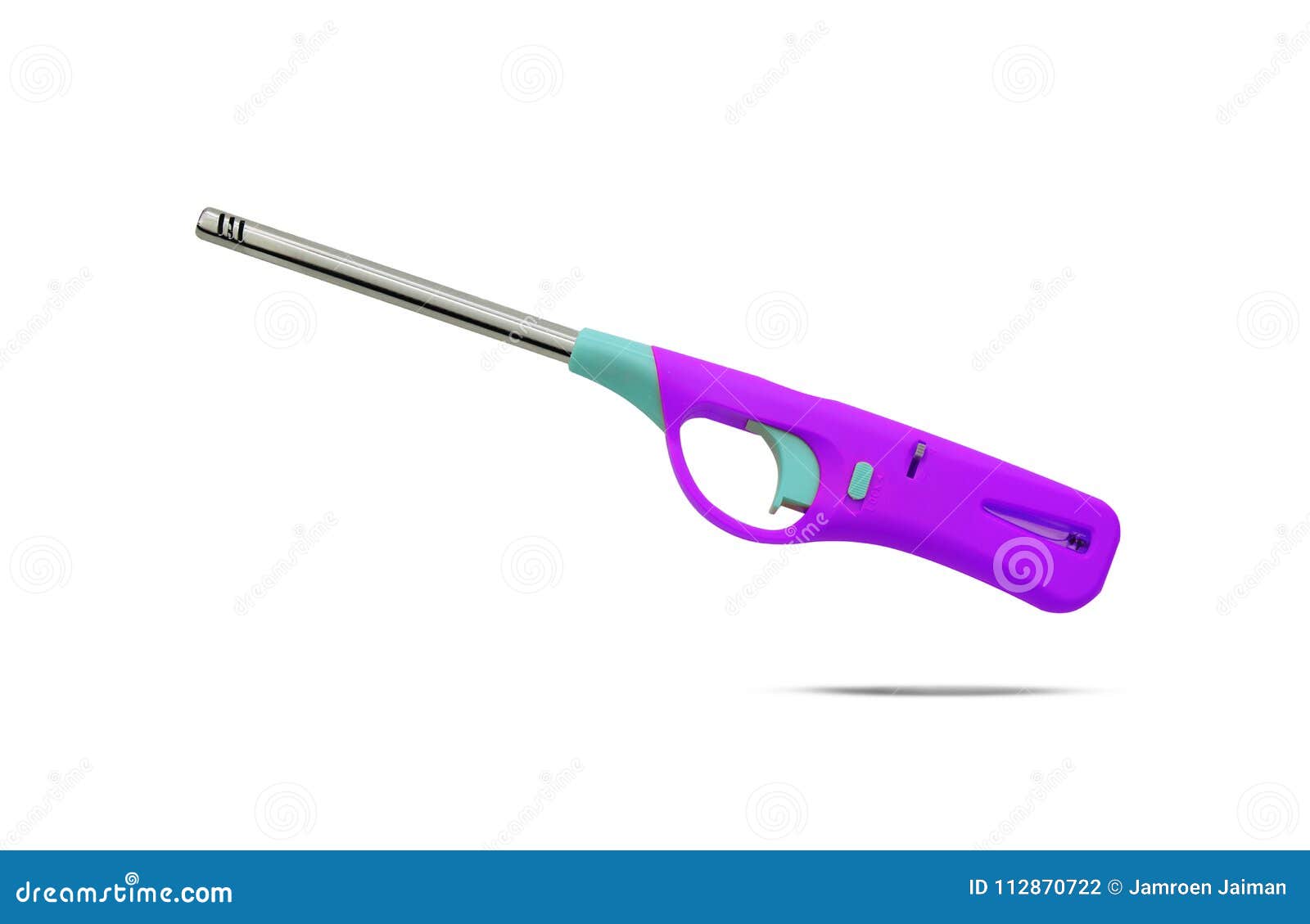 Gas Lighter Gun for Gasstove and Gaskitchen on White Background Stock