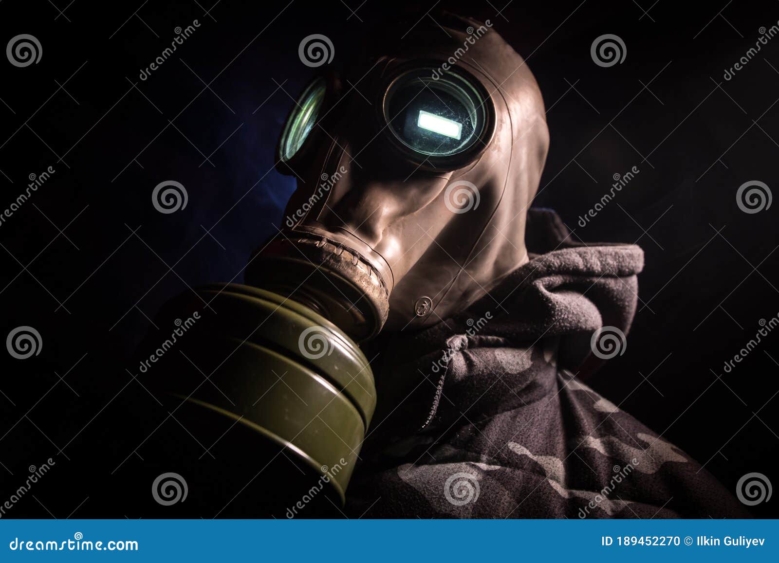 smoking gas mask tube
