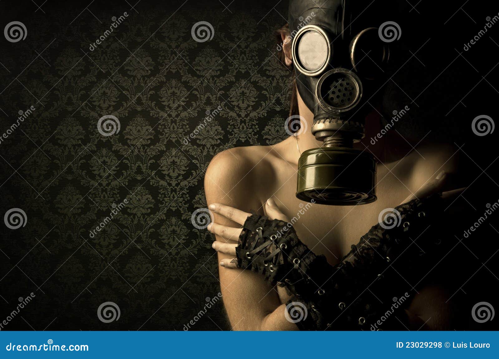 Gas Mask Girl Royalty Free Stock Photos Image 23029298