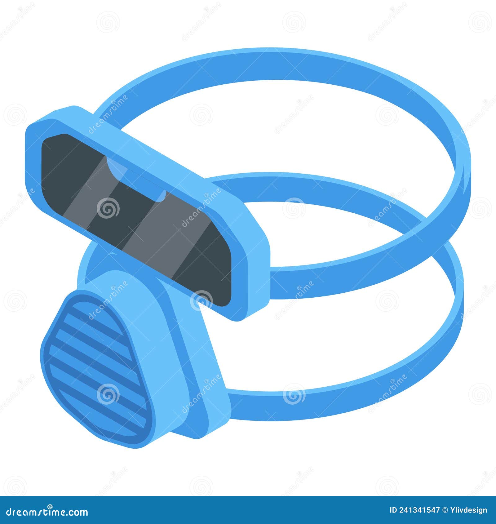gas mask protection icon isometric . air respirator