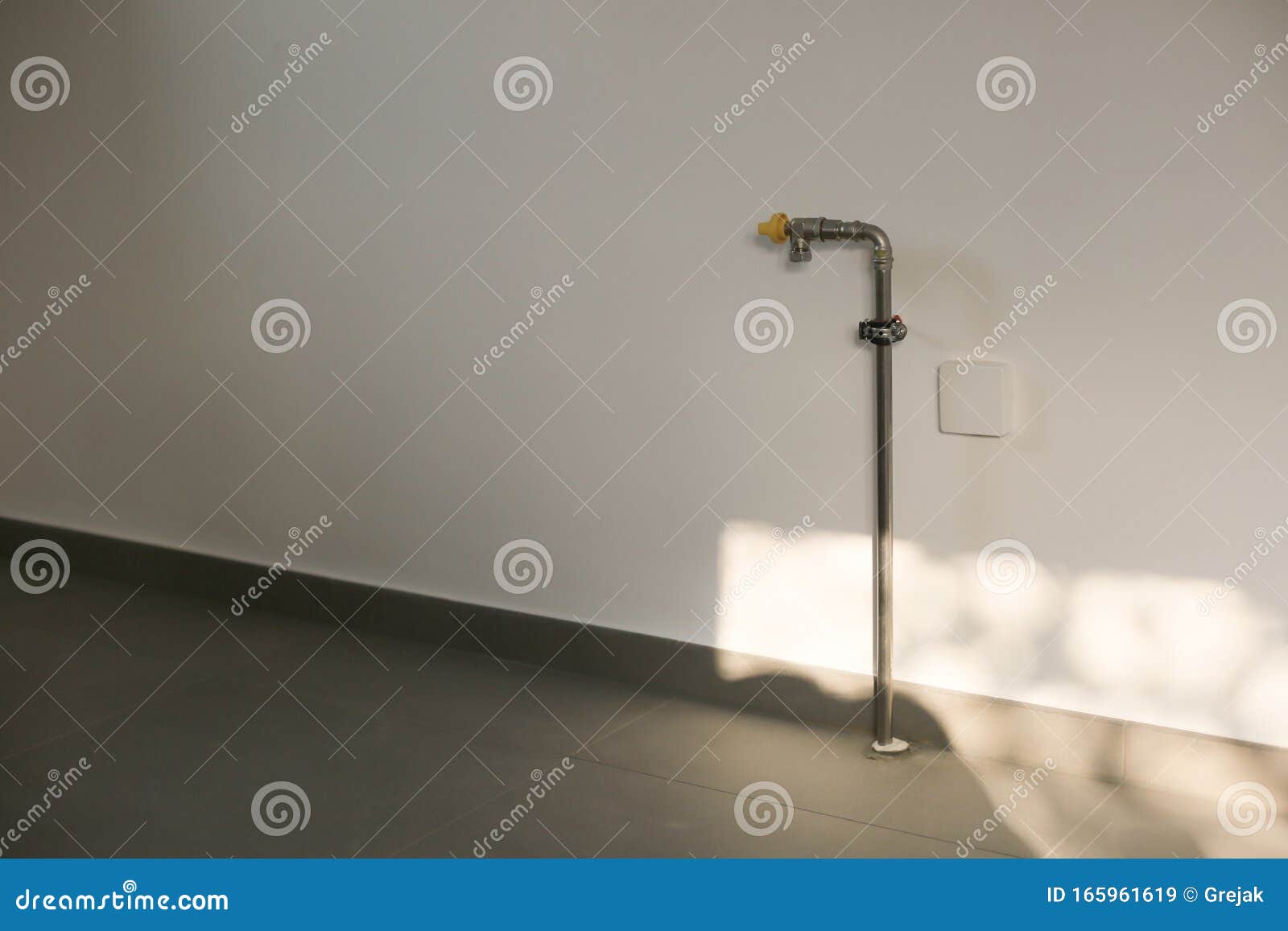 Gas pipes in the kitchen stock image. Image of count 165961619
